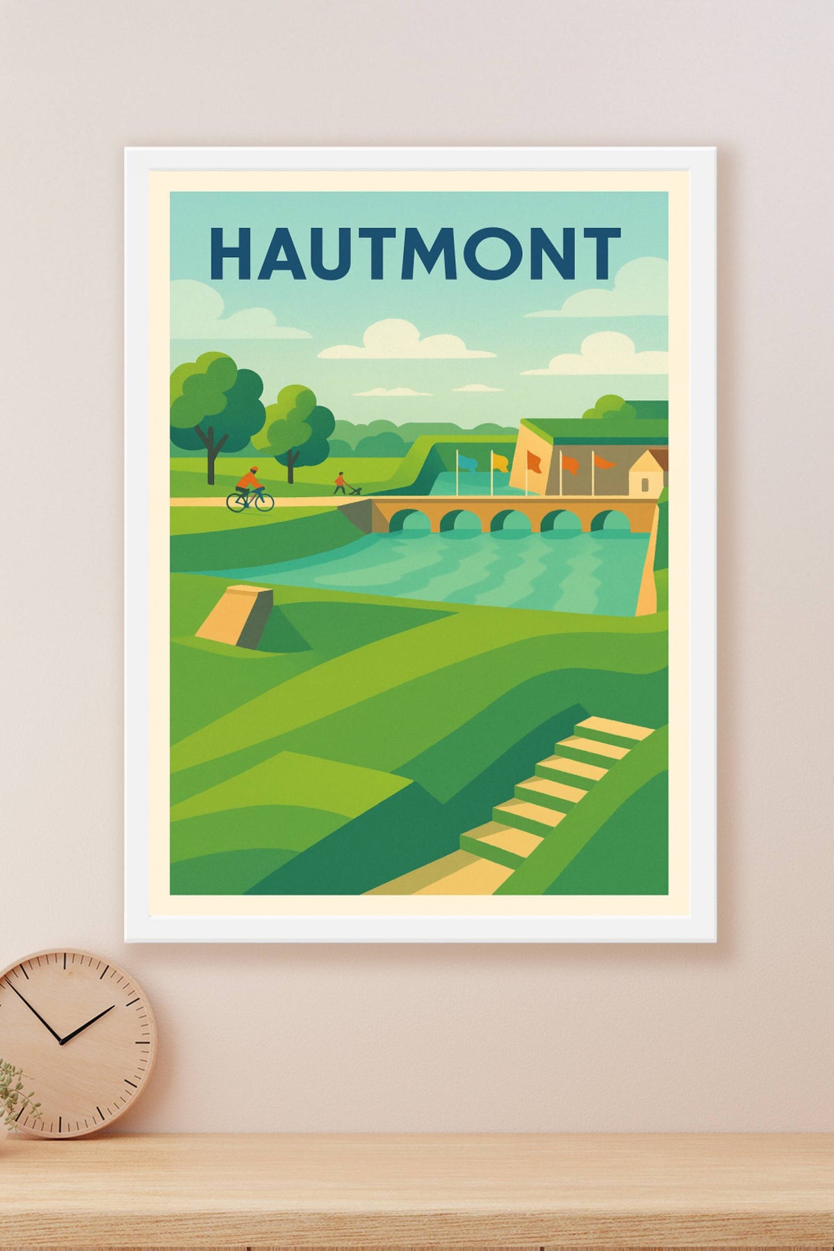 Affiche de Hautmont - Charme et Nature au Fil de l'Eau