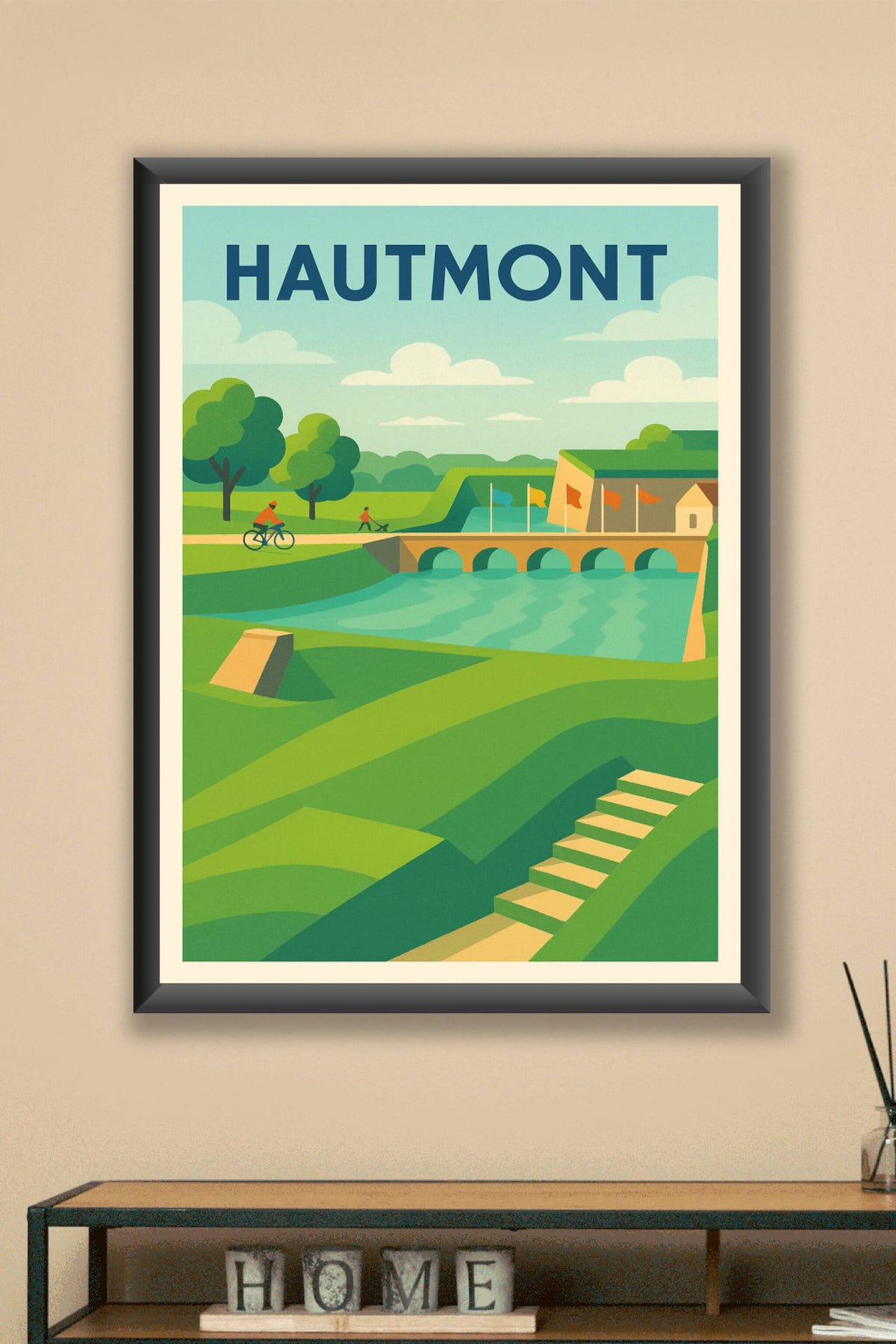 Affiche de Hautmont - Charme et Nature au Fil de l'Eau