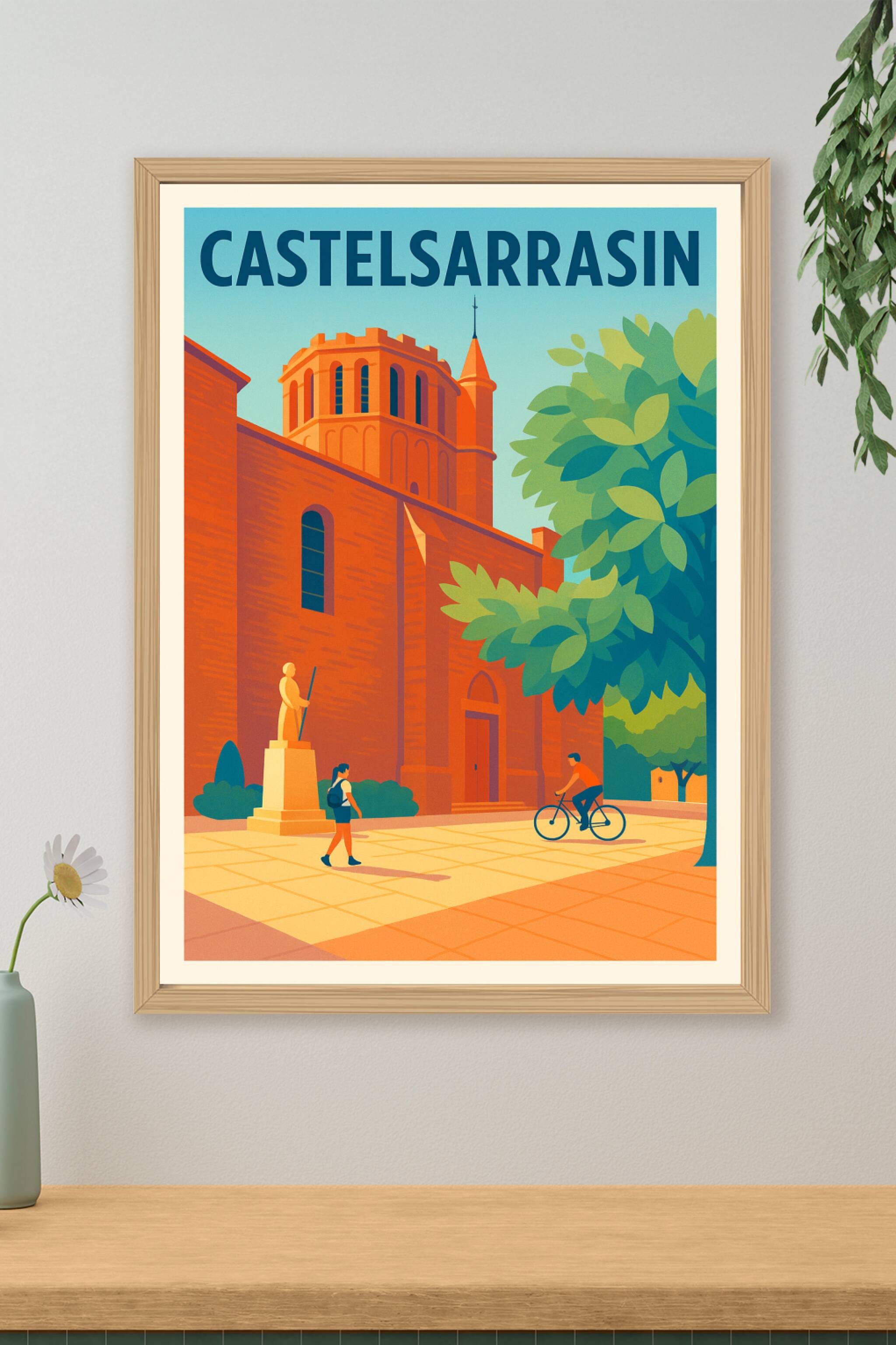 Affiche de Castelsarrasin - Escapade paisible au cœur de la ville