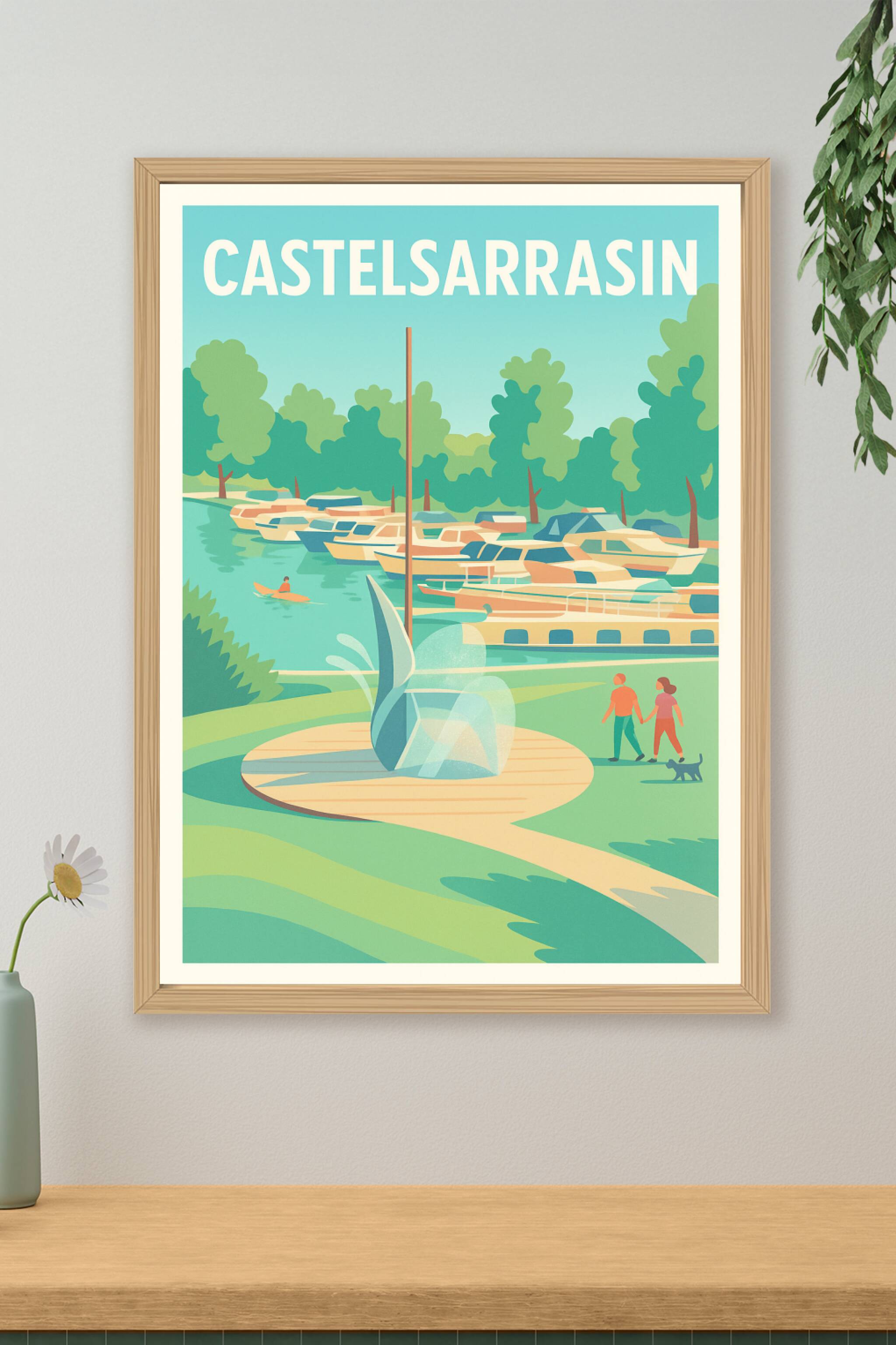 Affiche de Castelsarrasin - Balade paisible au bord de l'eau
