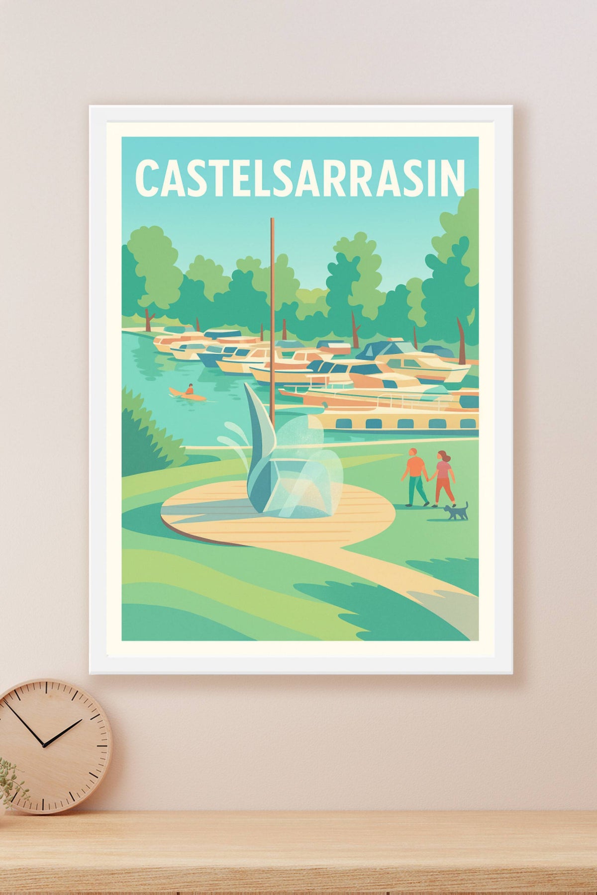 Affiche de Castelsarrasin - Balade paisible au bord de l'eau
