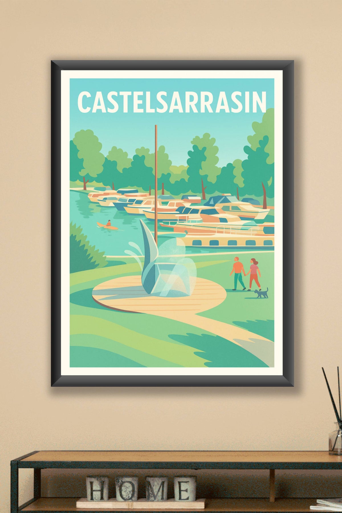 Affiche de Castelsarrasin - Balade paisible au bord de l'eau