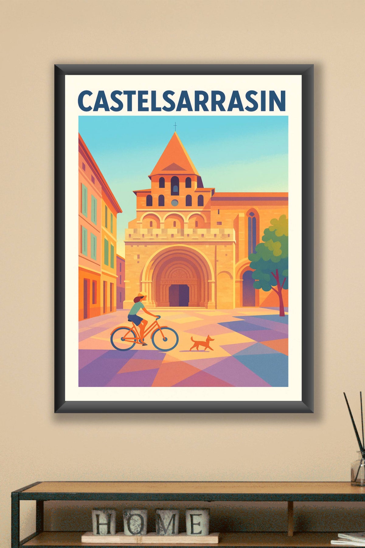 Affiche de Castelsarrasin - Balade ensoleillée au cœur de la ville