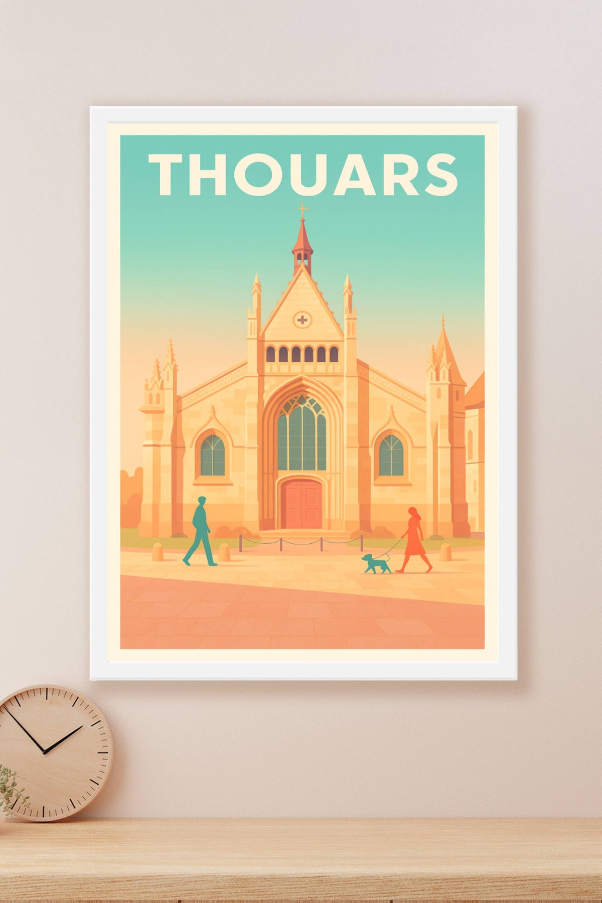 Affiche de Thouars - Charme et sérénité au cœur historique