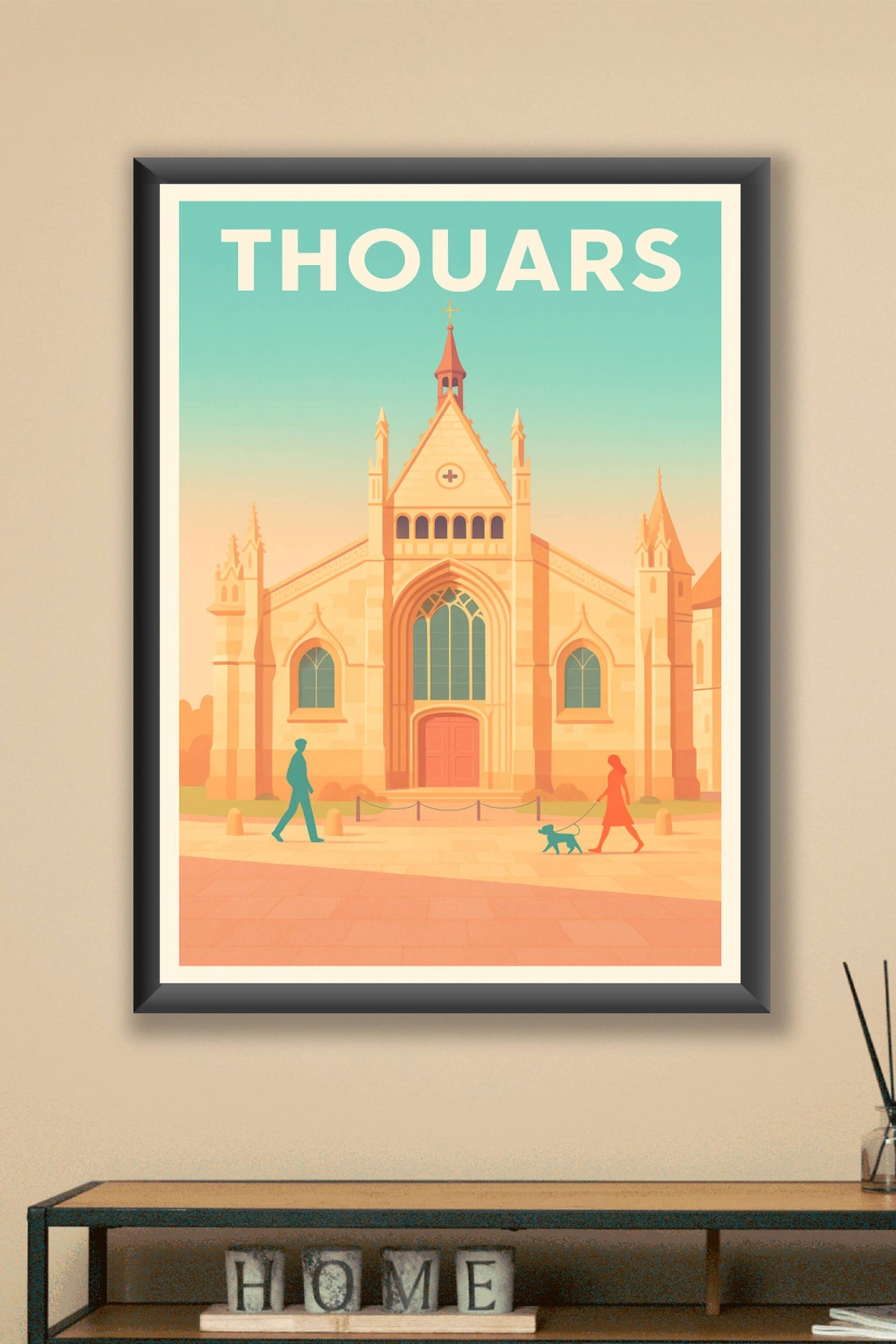 Affiche de Thouars - Charme et sérénité au cœur historique