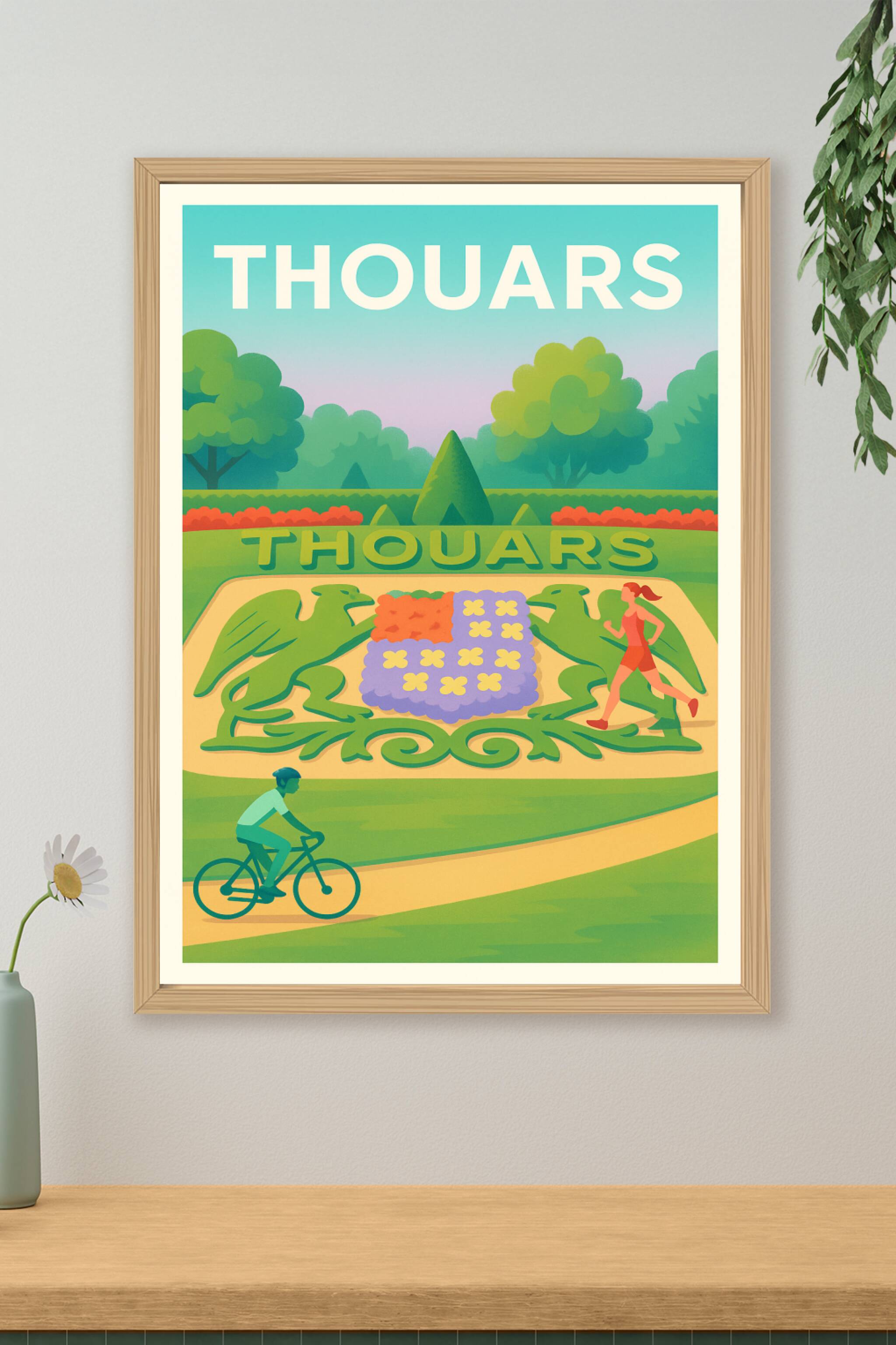 Affiche de Thouars - Évasion Verte et Sportive
