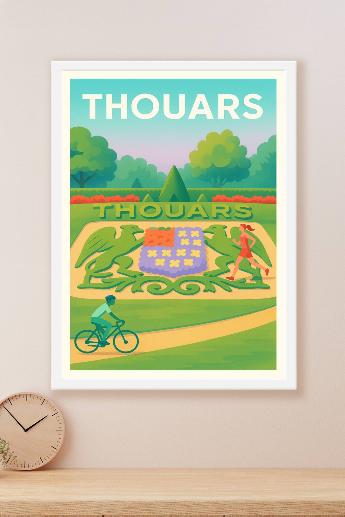 Affiche de Thouars - Évasion Verte et Sportive