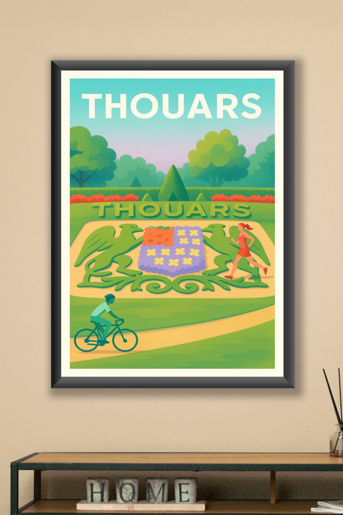 Affiche de Thouars - Évasion Verte et Sportive