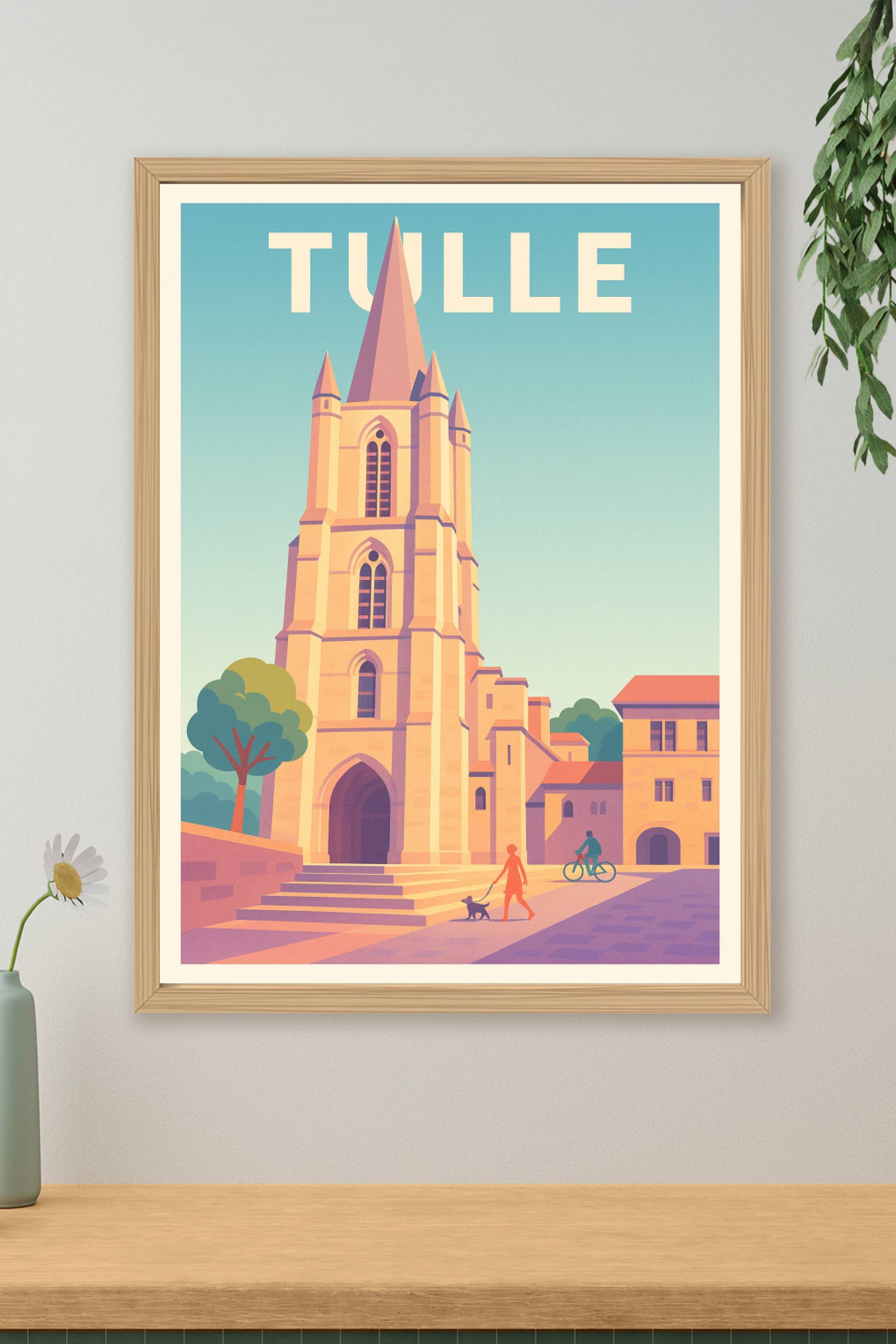 Affiche de Tulle - Charme et Sérénité en Corrèze