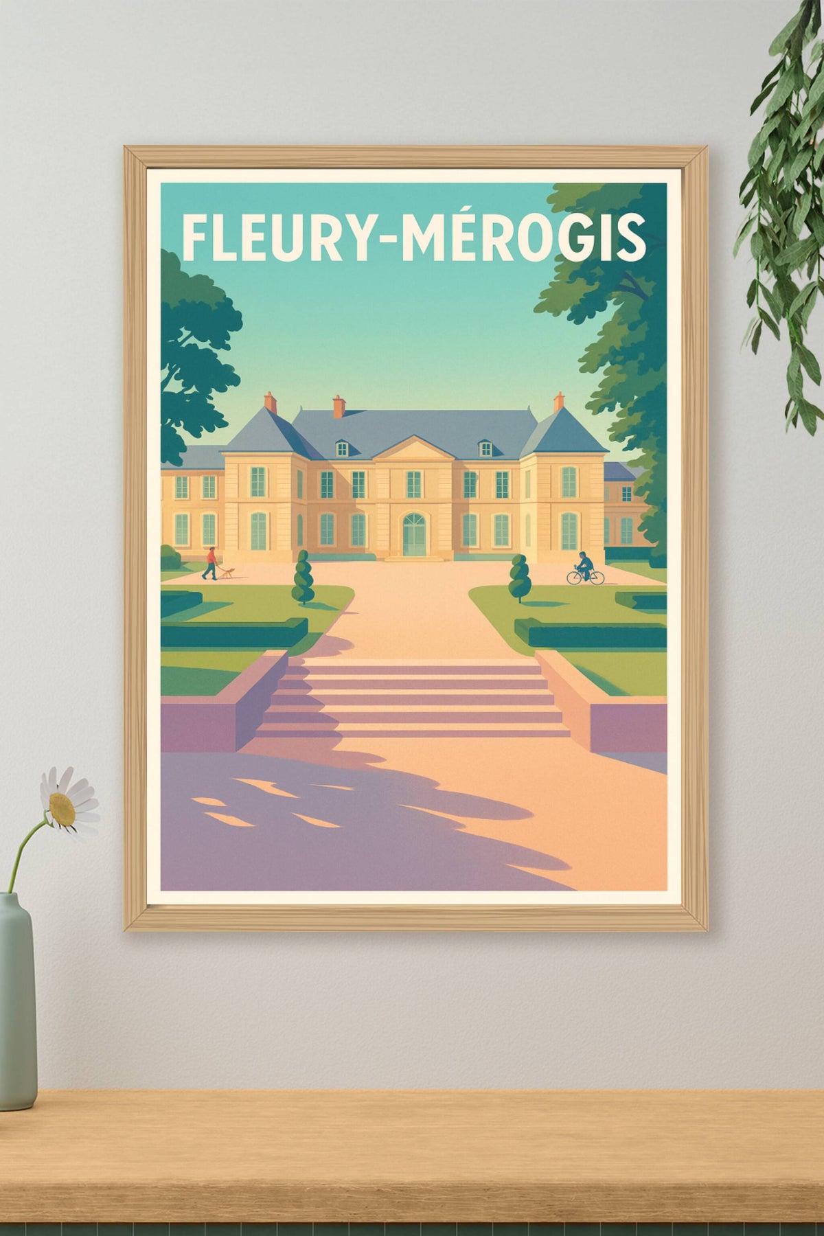 Affiche de Fleury-Mérogis - Élégance et sérénité à la française