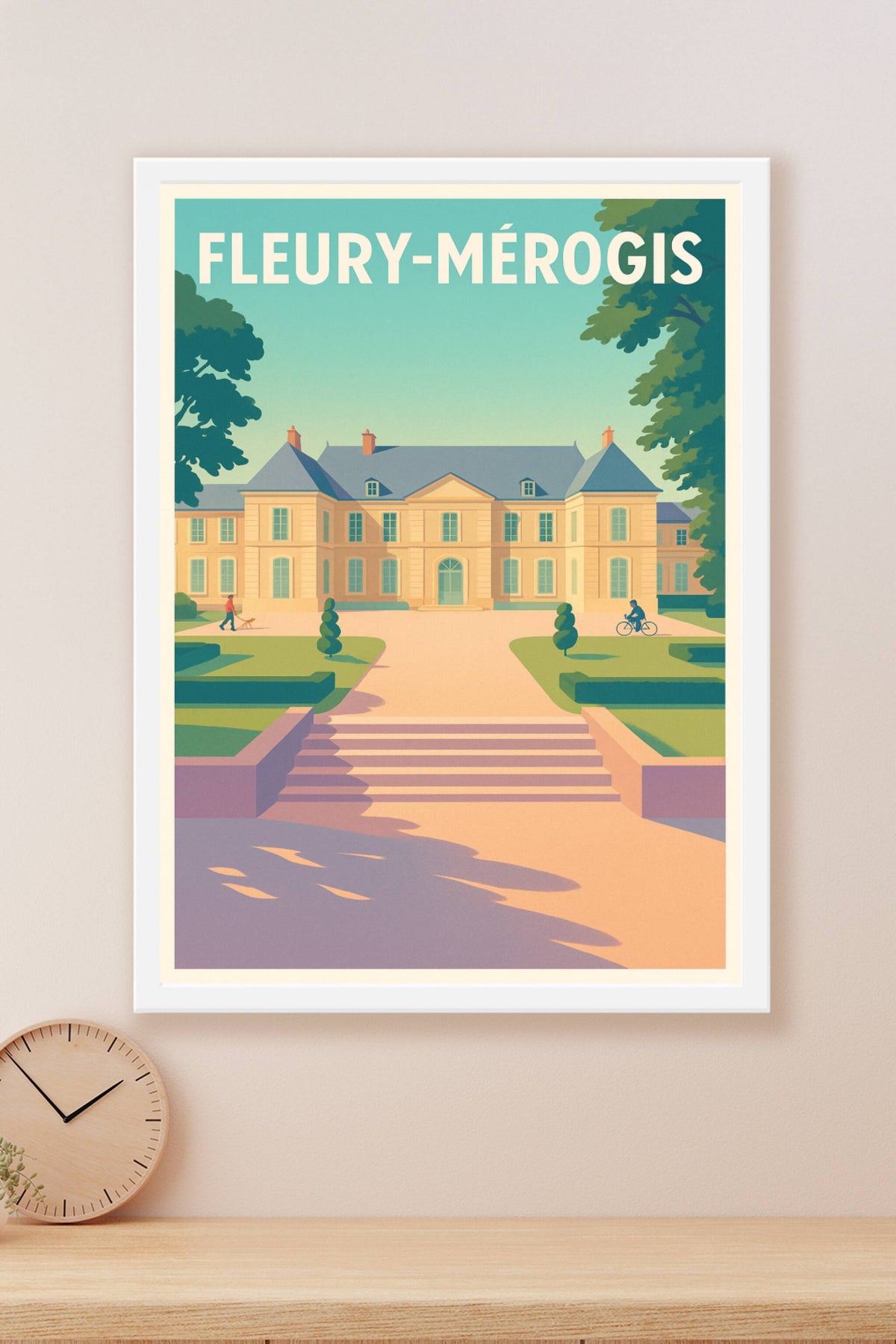 Affiche de Fleury-Mérogis - Élégance et sérénité à la française