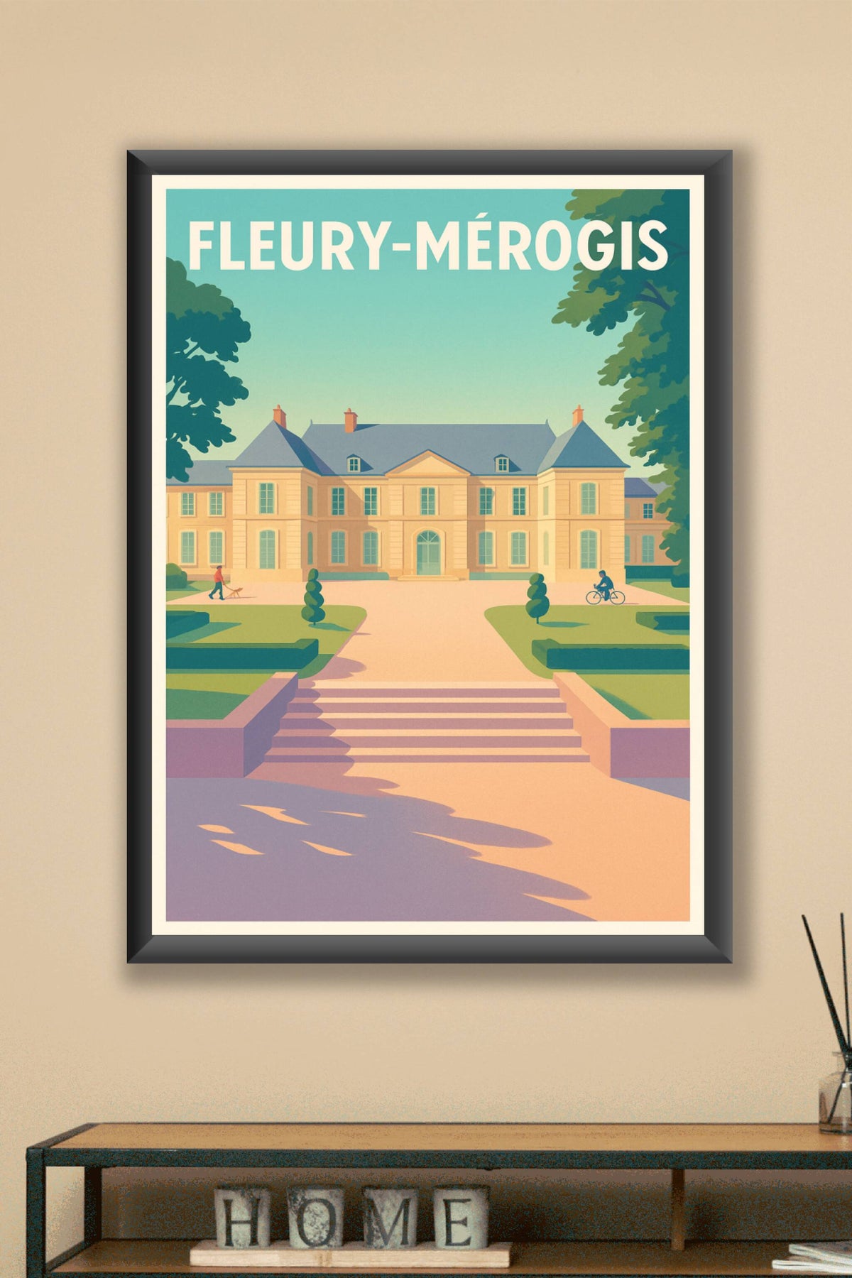 Affiche de Fleury-Mérogis - Élégance et sérénité à la française