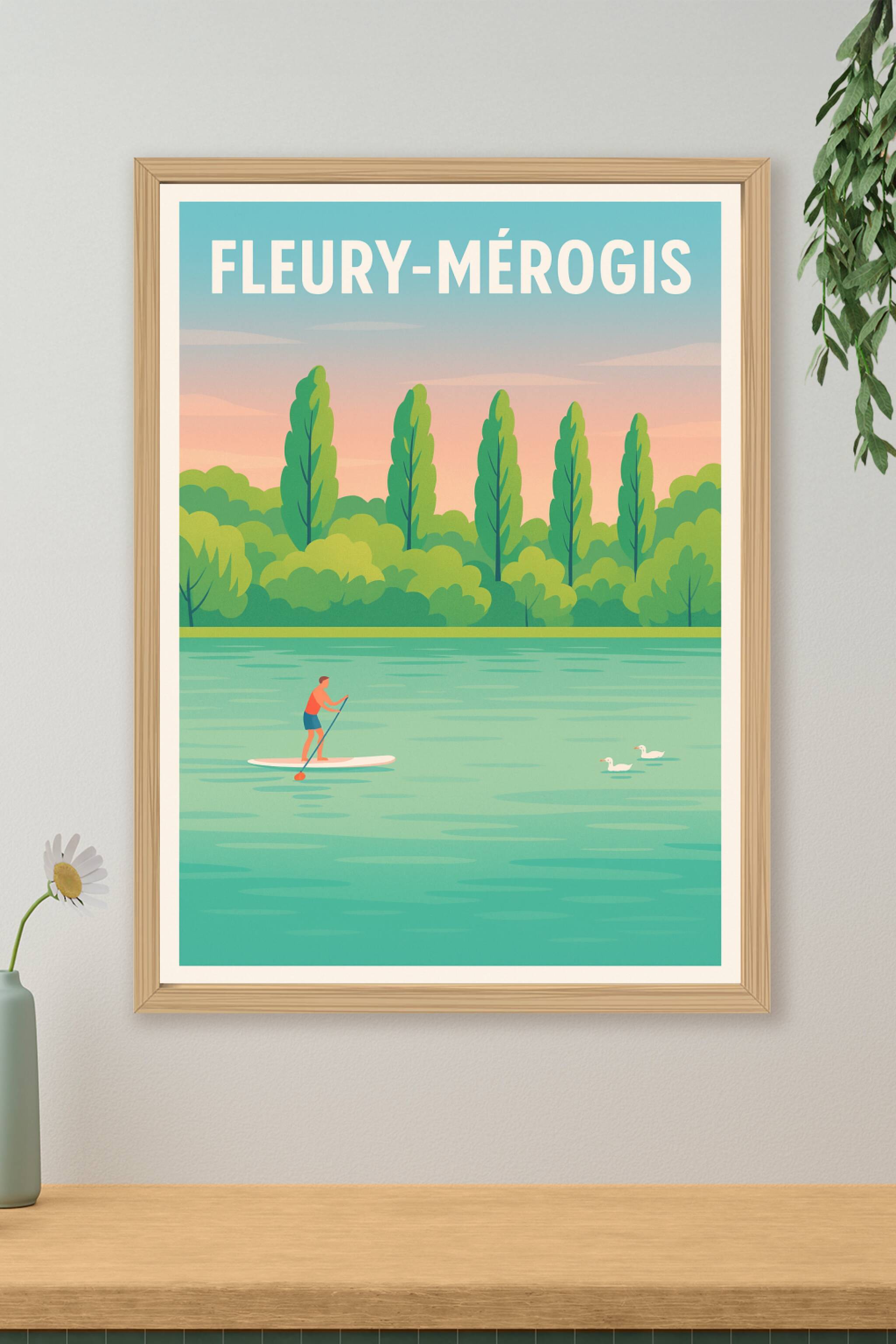 Affiche de Fleury-Mérogis - Sérénité au fil de l'eau
