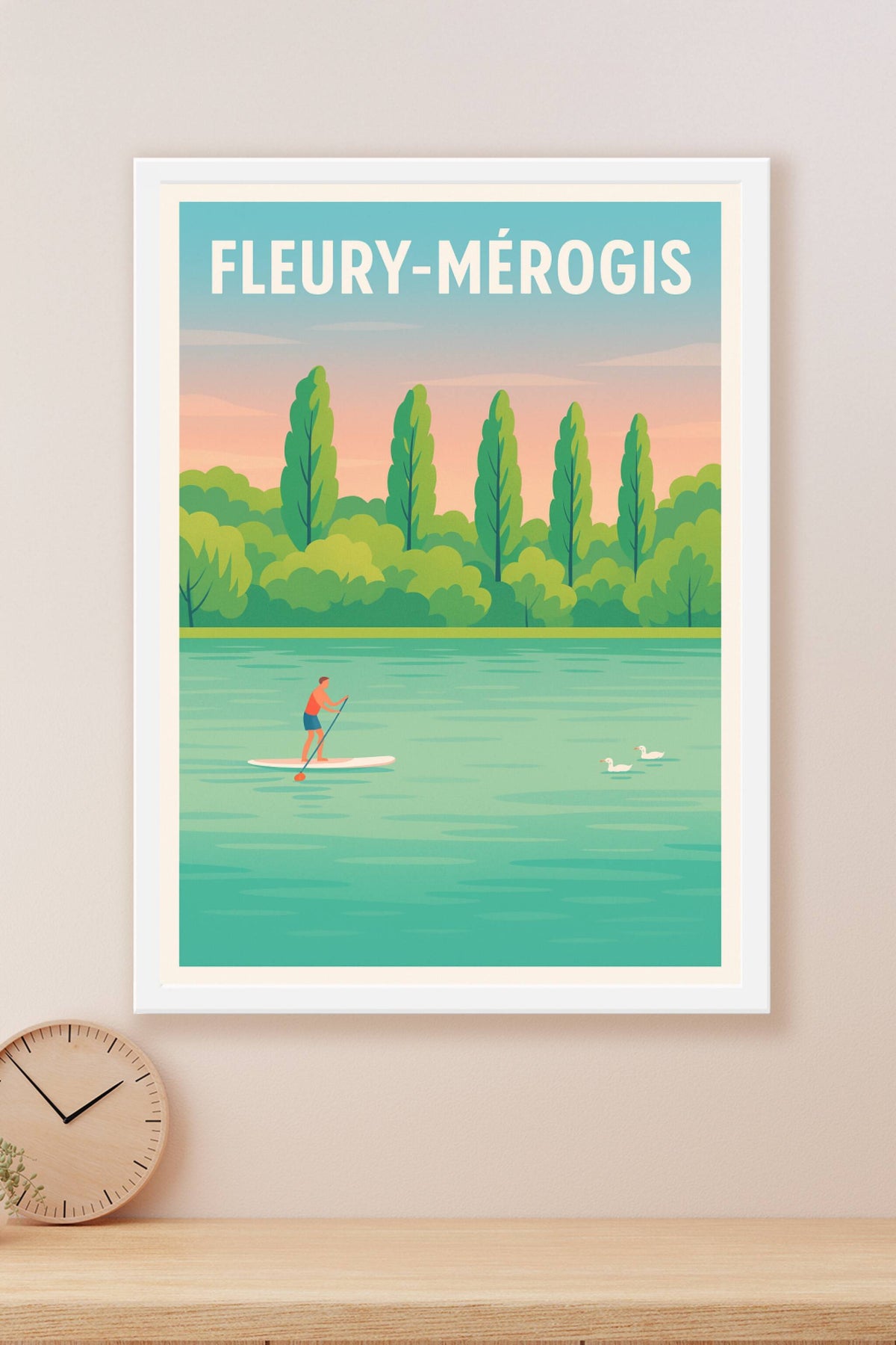 Affiche de Fleury-Mérogis - Sérénité au fil de l'eau