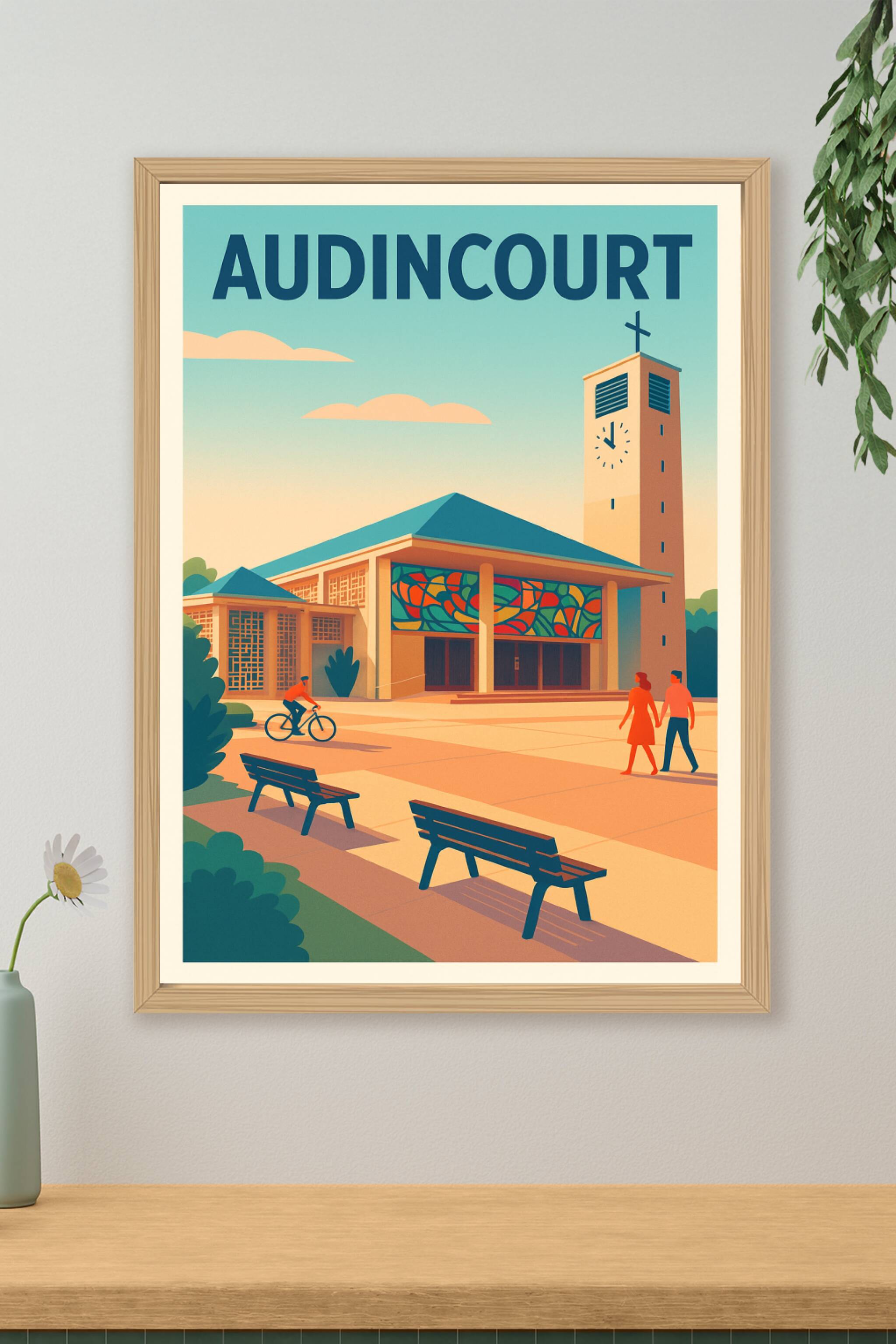 Affiche de Audincourt - Charme et sérénité au cœur de la ville