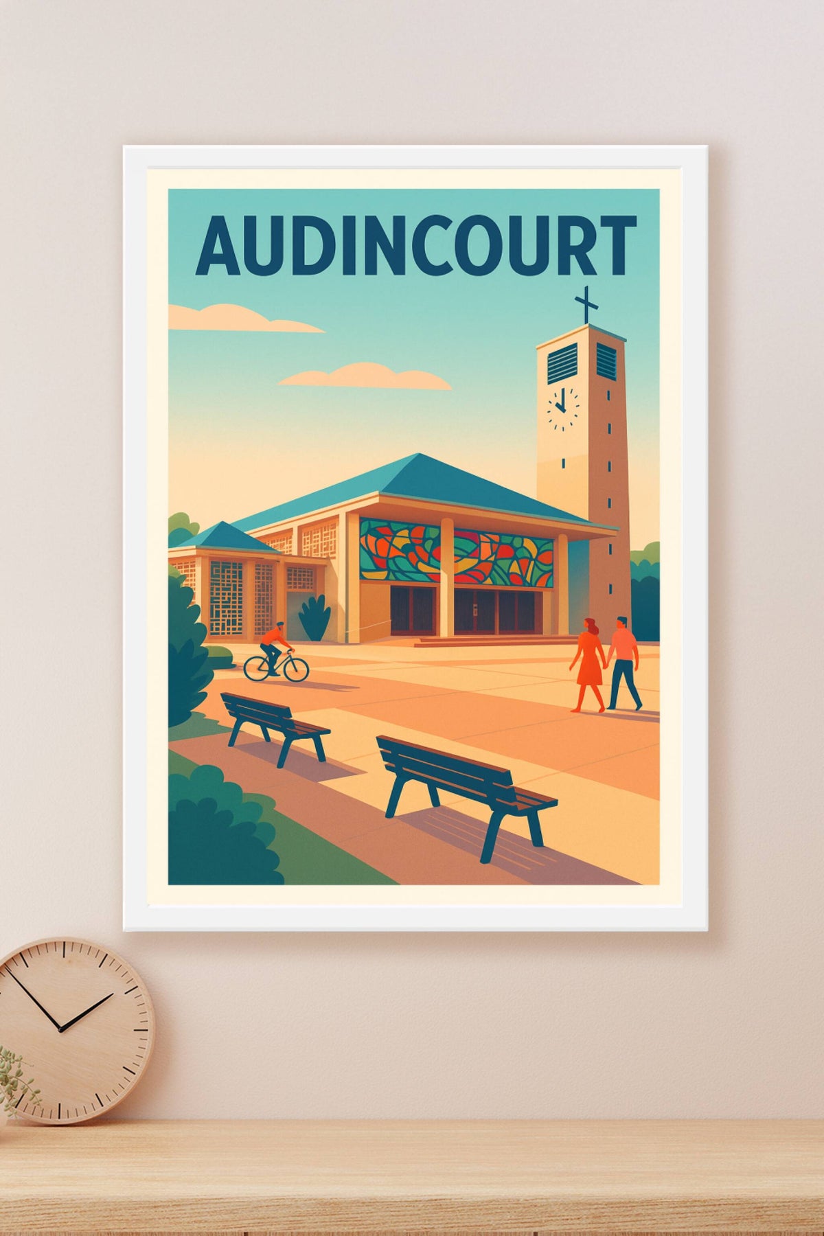 Affiche de Audincourt - Charme et sérénité au cœur de la ville