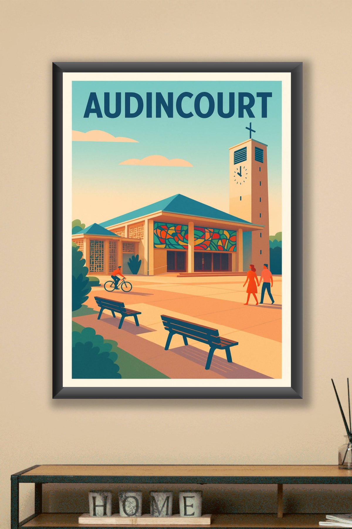 Affiche de Audincourt - Charme et sérénité au cœur de la ville