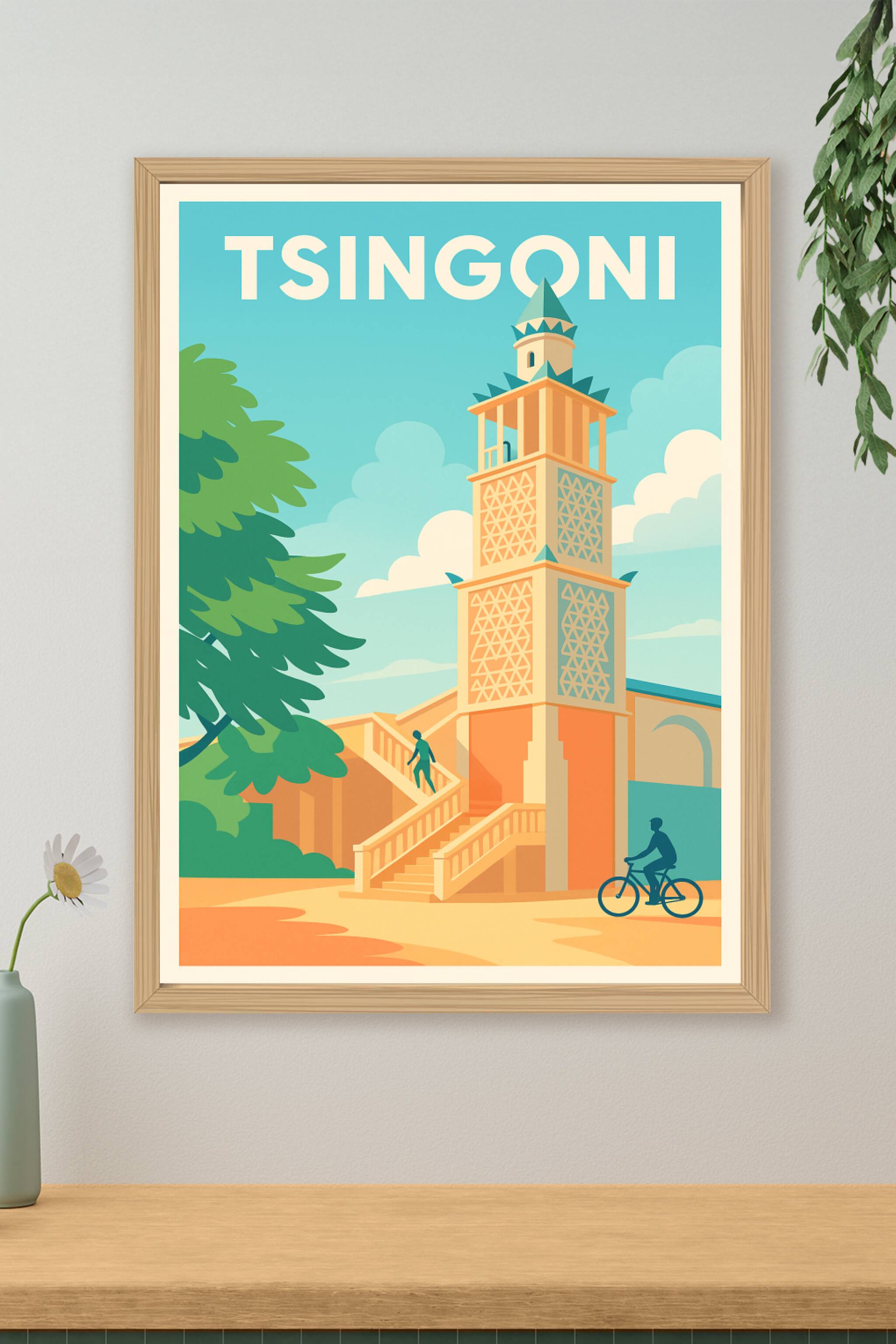 Affiche de Tsingoni - Un voyage au cœur de l'architecture locale