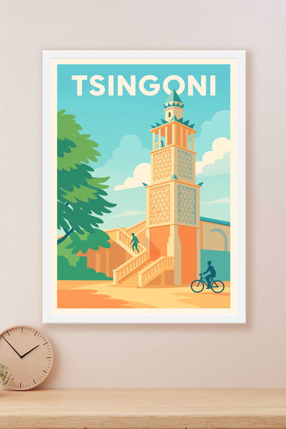 Affiche de Tsingoni - Un voyage au cœur de l'architecture locale