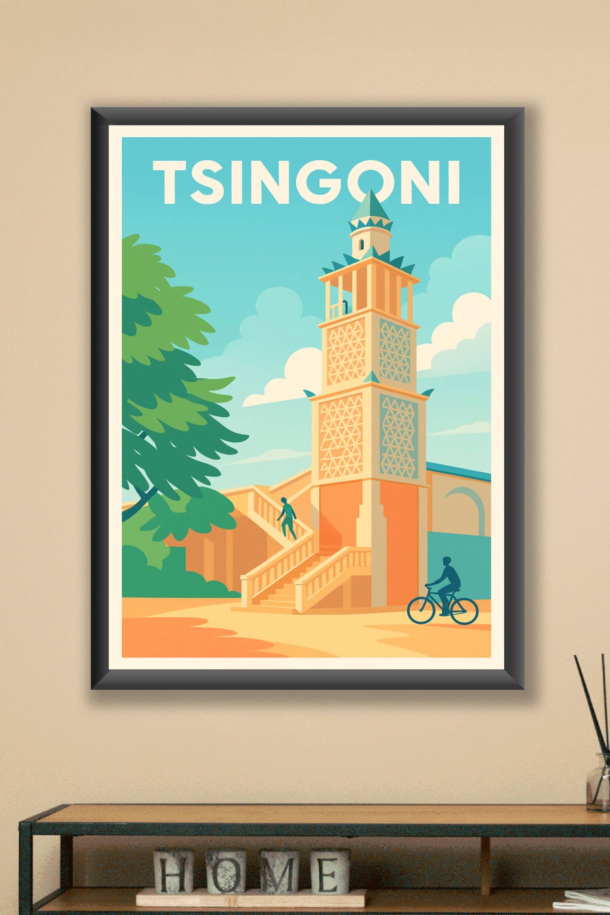 Affiche de Tsingoni - Un voyage au cœur de l'architecture locale