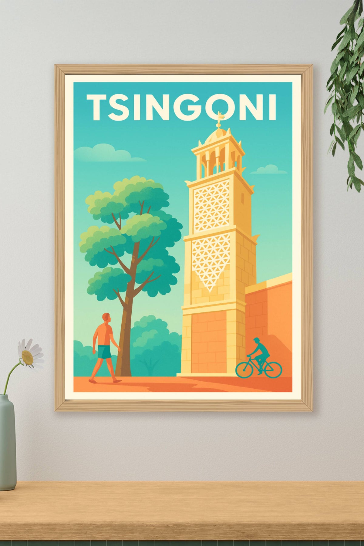 Affiche de Tsingoni - Charme et sérénité de l'île