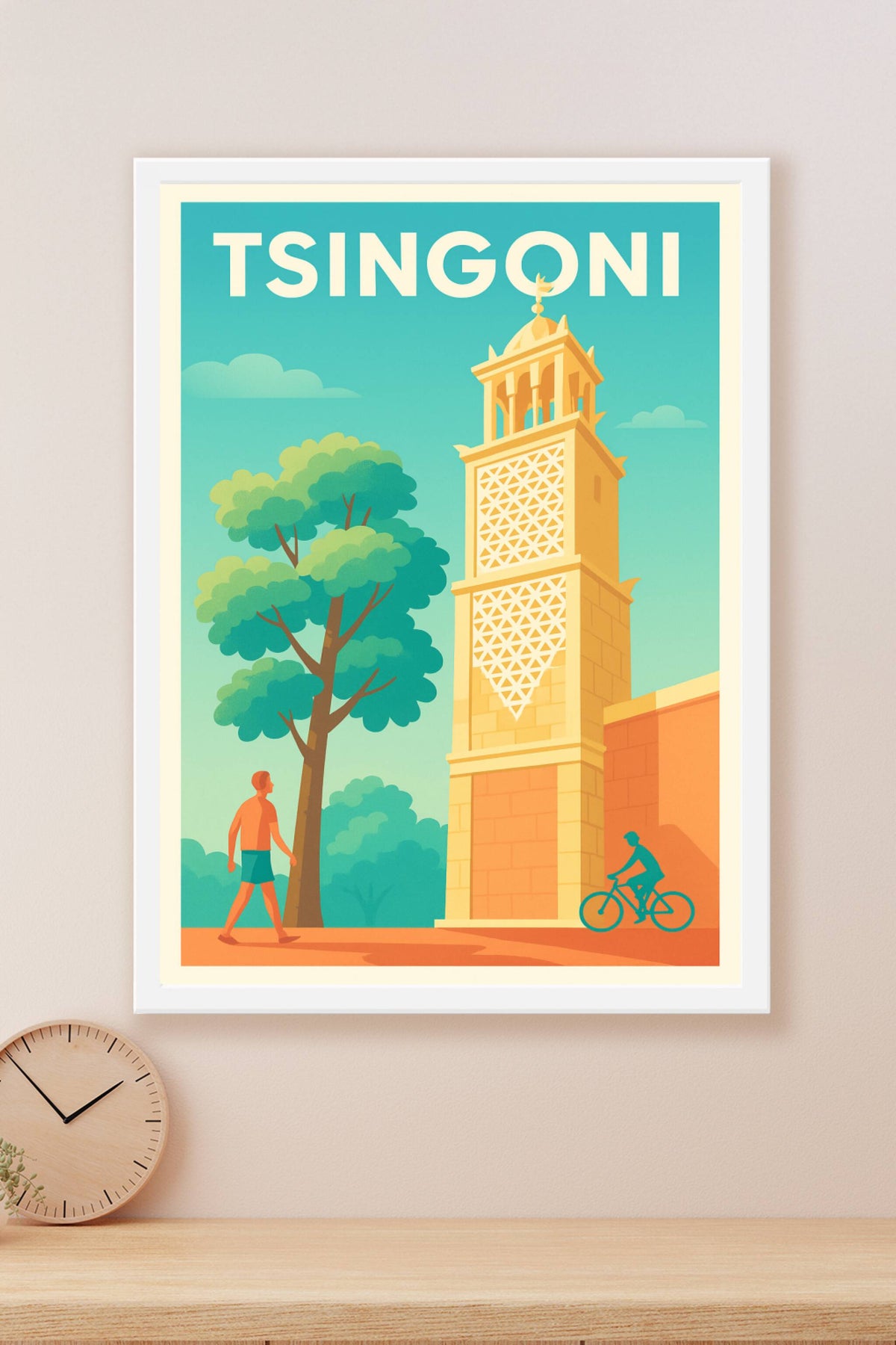 Affiche de Tsingoni - Charme et sérénité de l'île