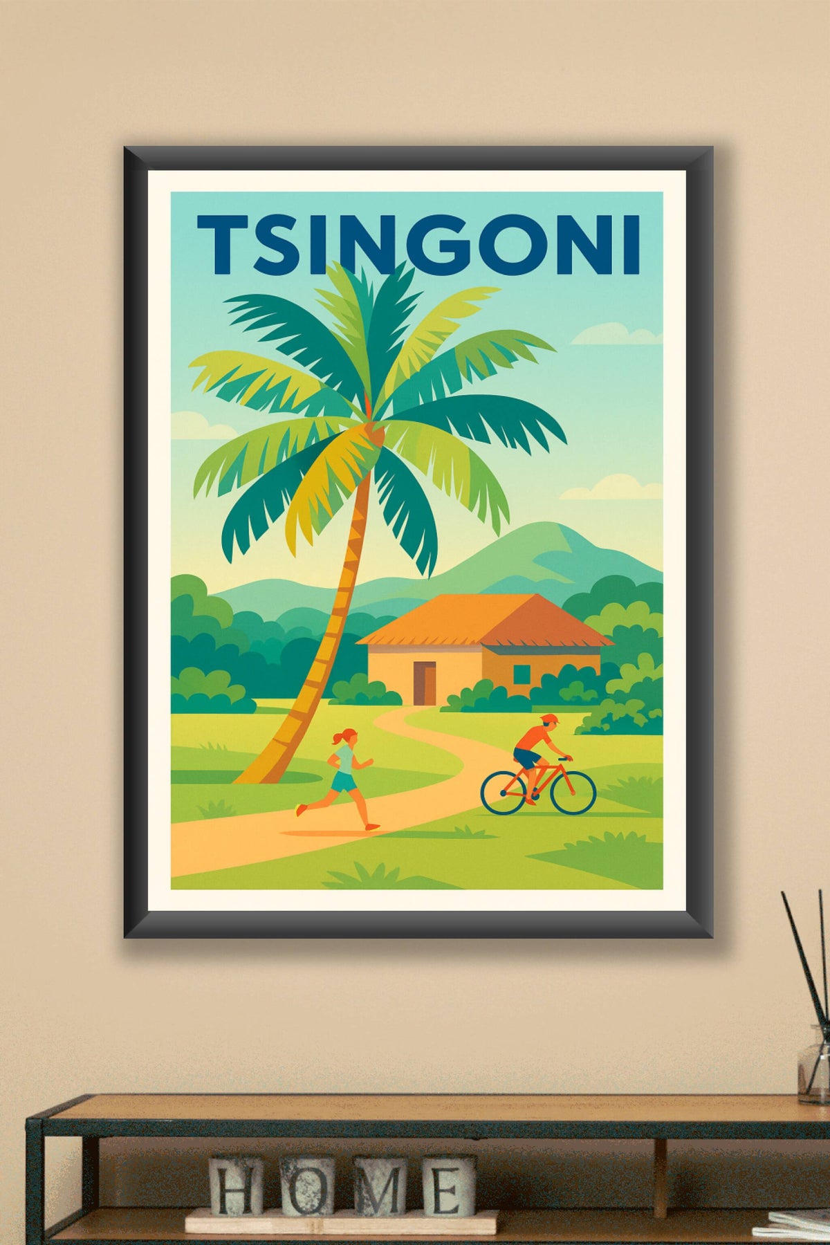 Affiche de Tsingoni - Escapade tropicale et nature retrouvée