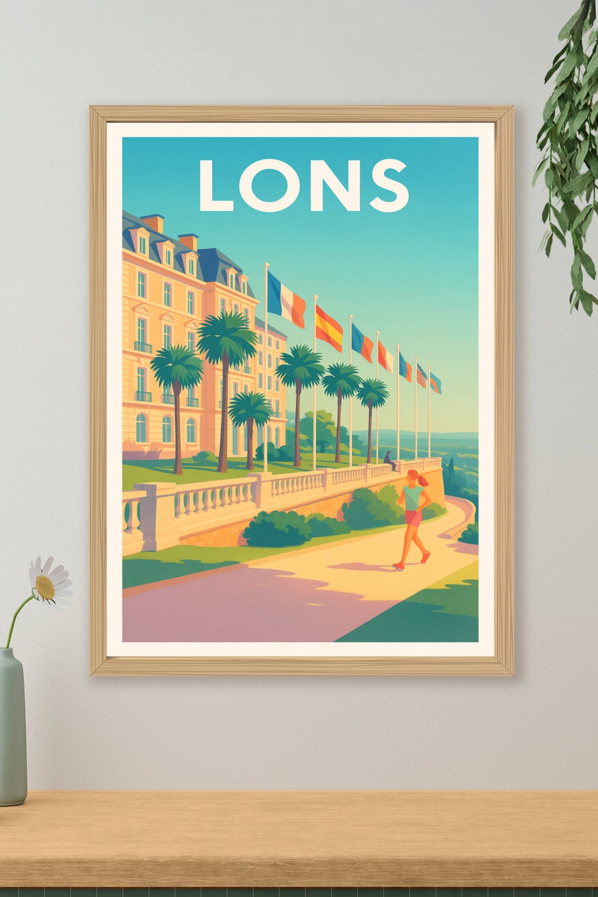Affiche de Lons - Évasion lumineuse au fil des drapeaux