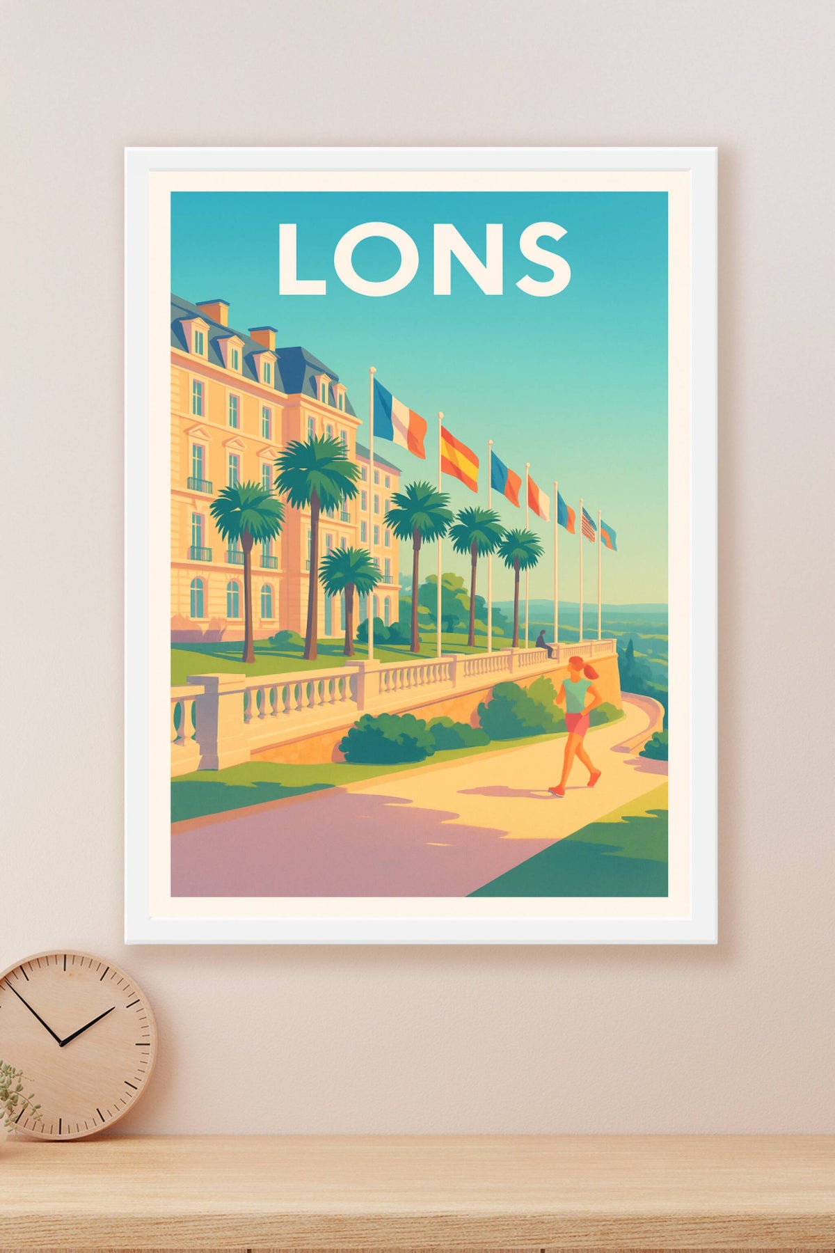 Affiche de Lons - Évasion lumineuse au fil des drapeaux