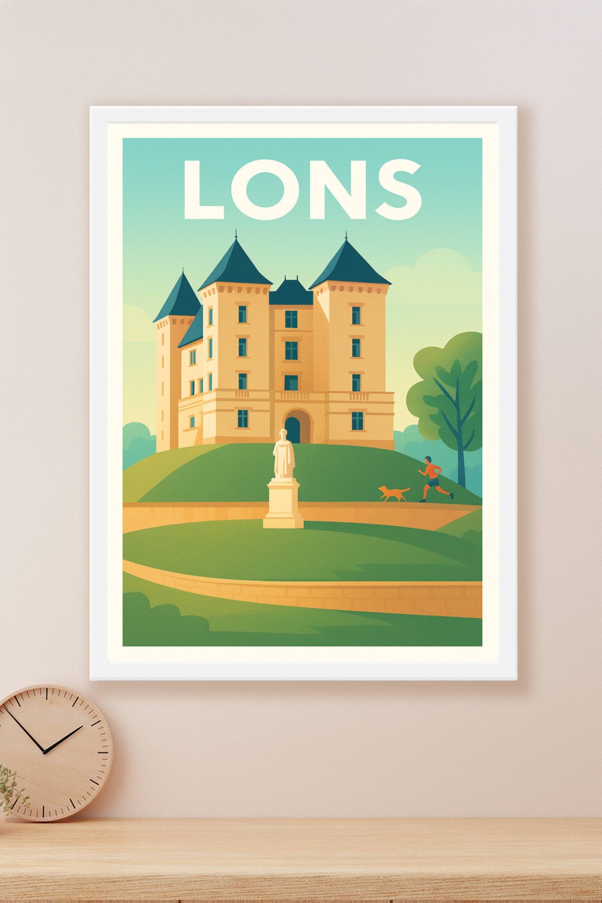 Affiche de Lons - Charme et tranquillité au Château