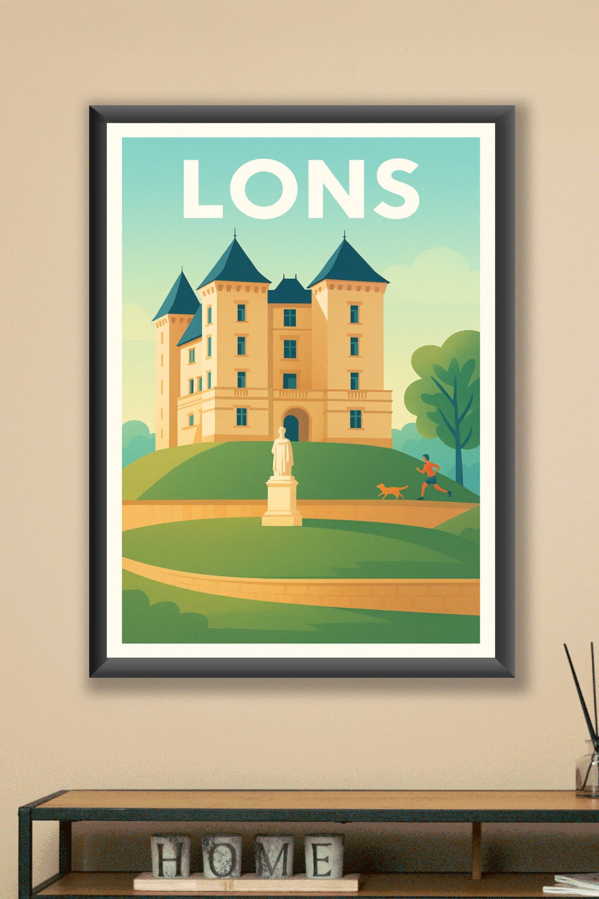 Affiche de Lons - Charme et tranquillité au Château