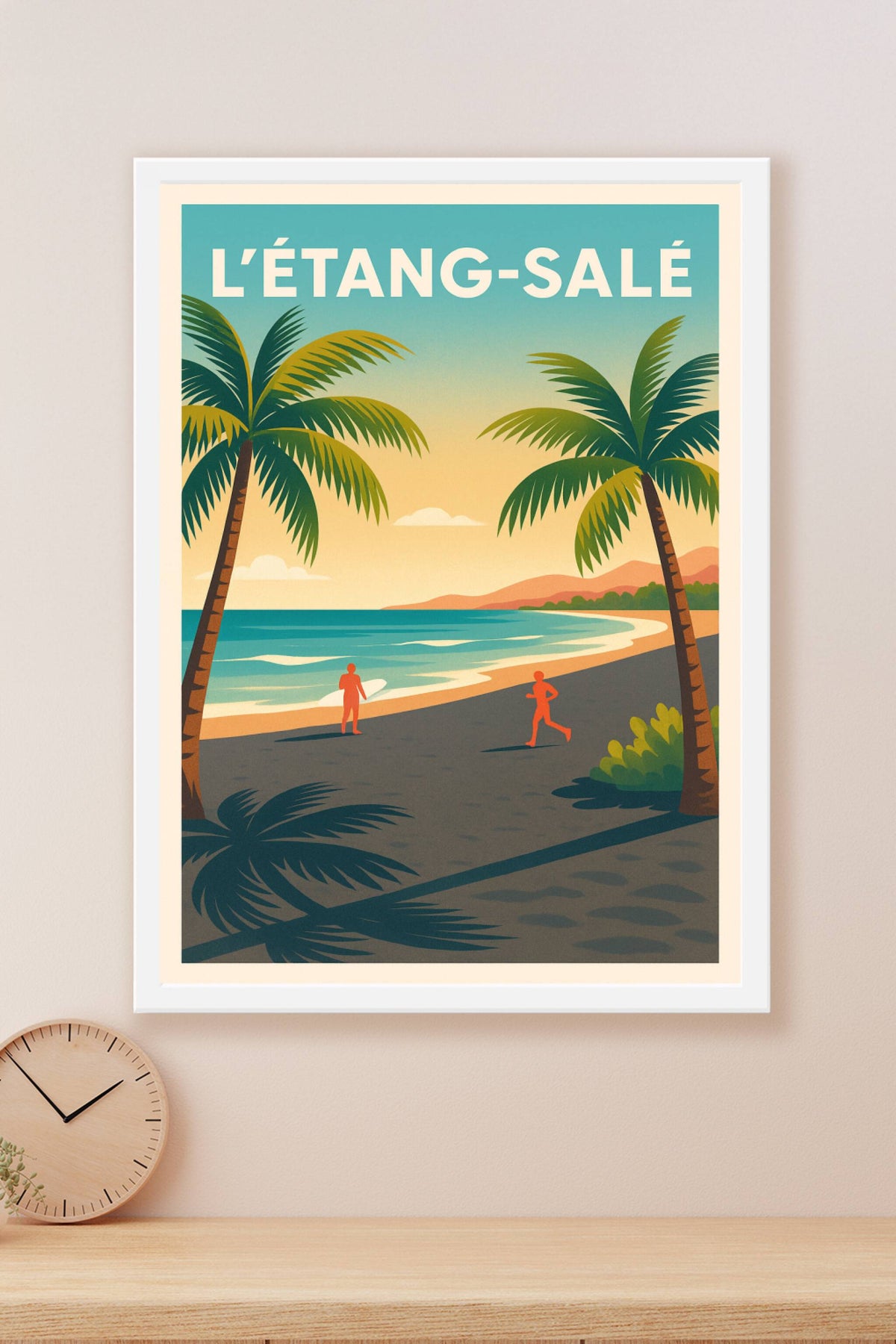 Affiche de L'Étang-Salé - L'escapade balnéaire ensoleillée