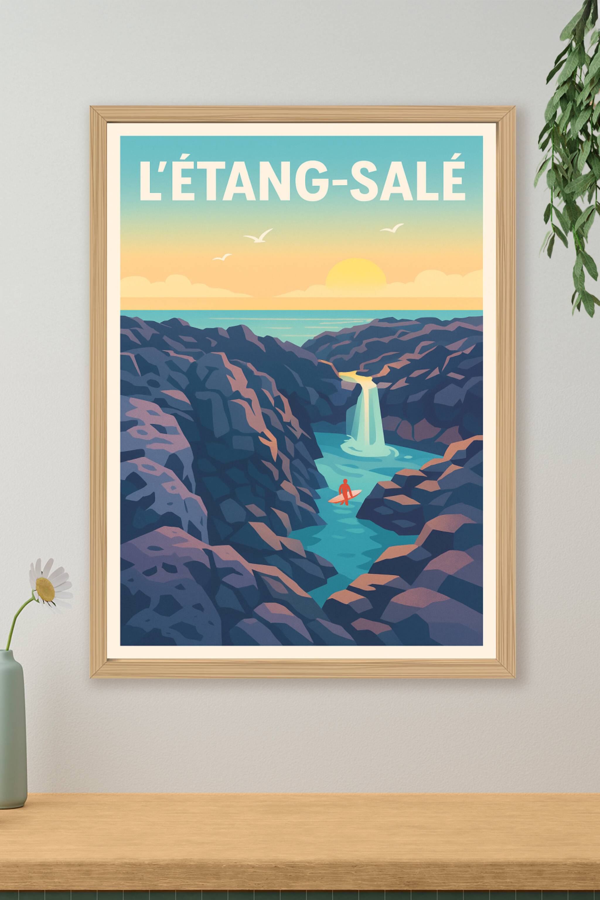 Affiche de L'Étang-Salé - Évasion et sérénité au cœur de la nature