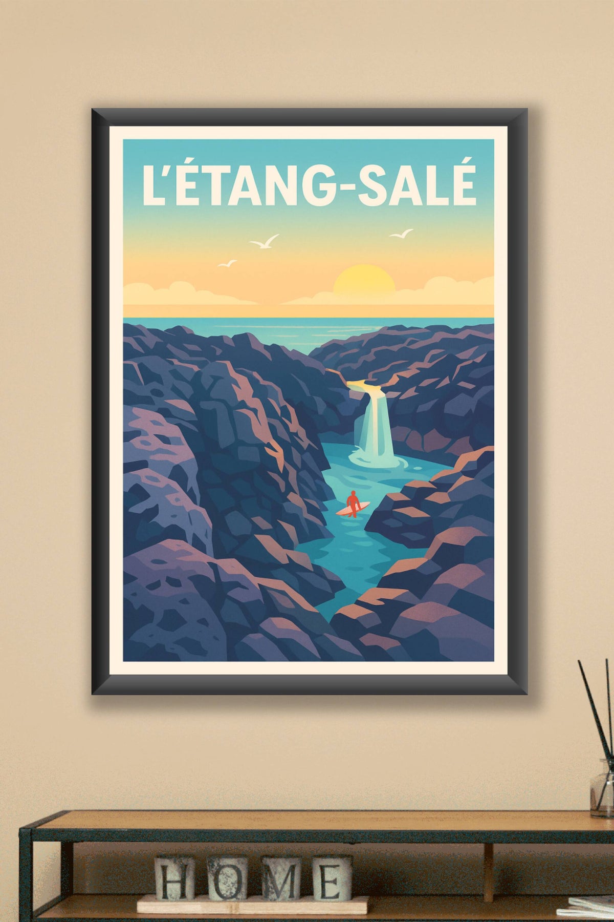 Affiche de L'Étang-Salé - Évasion et sérénité au cœur de la nature