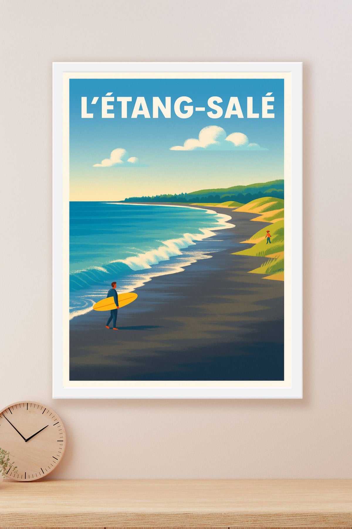 Affiche de L'Étang-Salé - Invitation à la Côte Sauvage