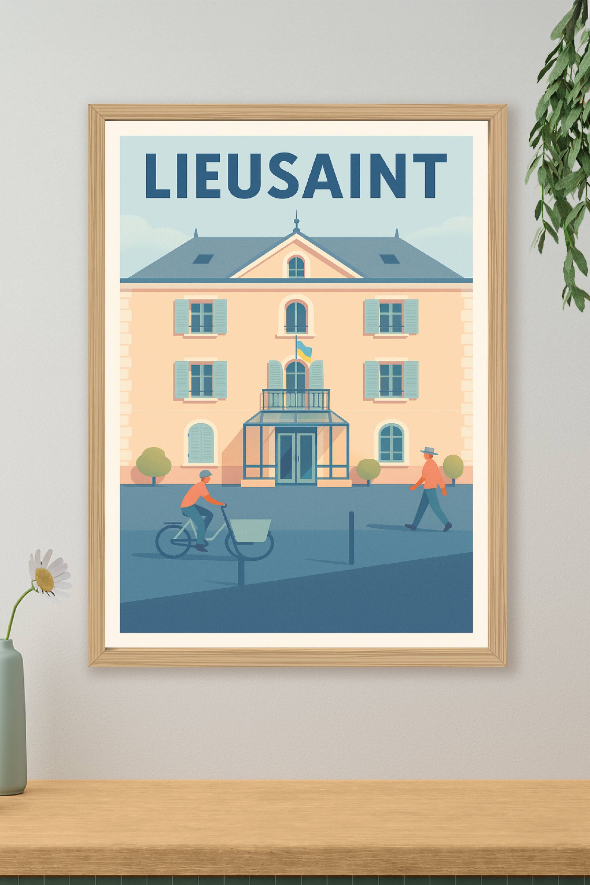 Affiche de Lieusaint - Charme et douceur de la vie urbaine