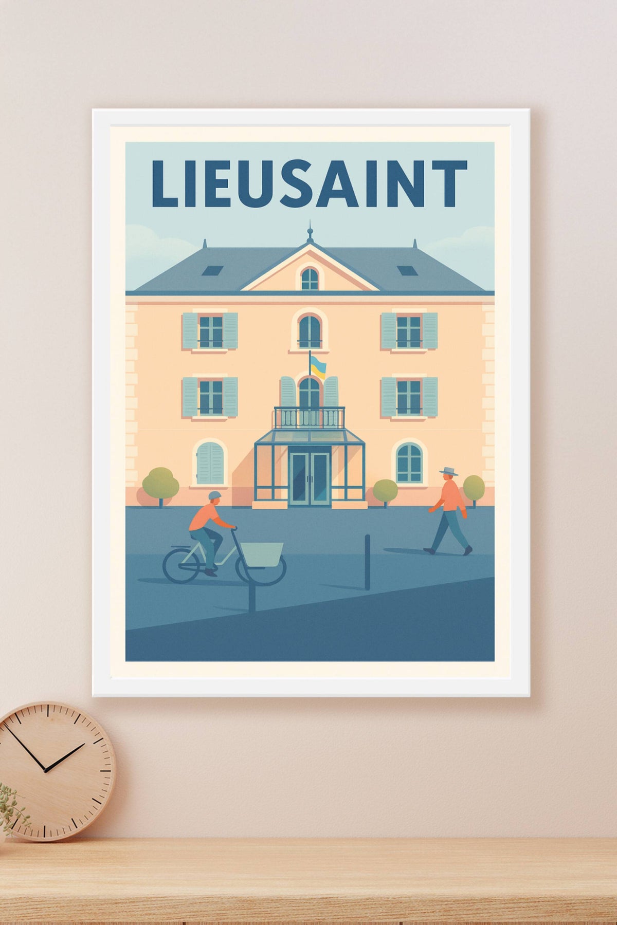 Affiche de Lieusaint - Charme et douceur de la vie urbaine