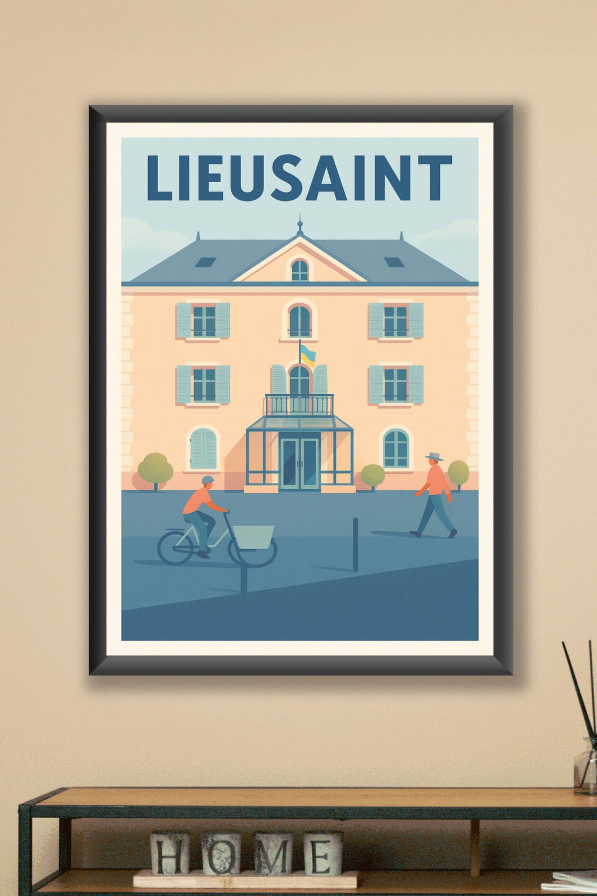 Affiche de Lieusaint - Charme et douceur de la vie urbaine