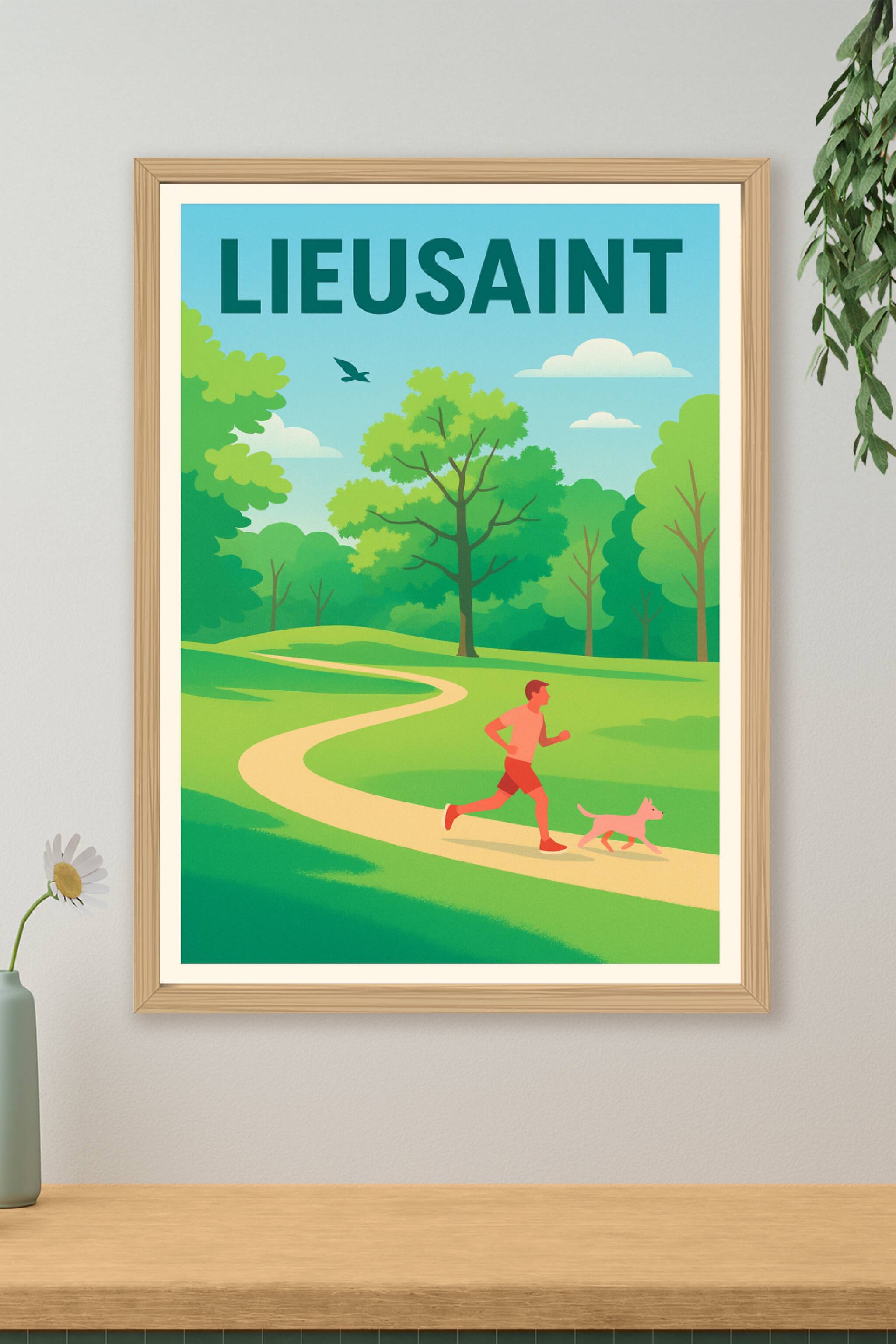 Affiche de Lieusaint - Nature et bien-être en plein air