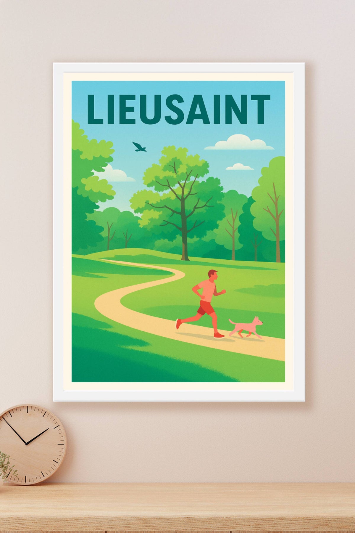 Affiche de Lieusaint - Nature et bien-être en plein air