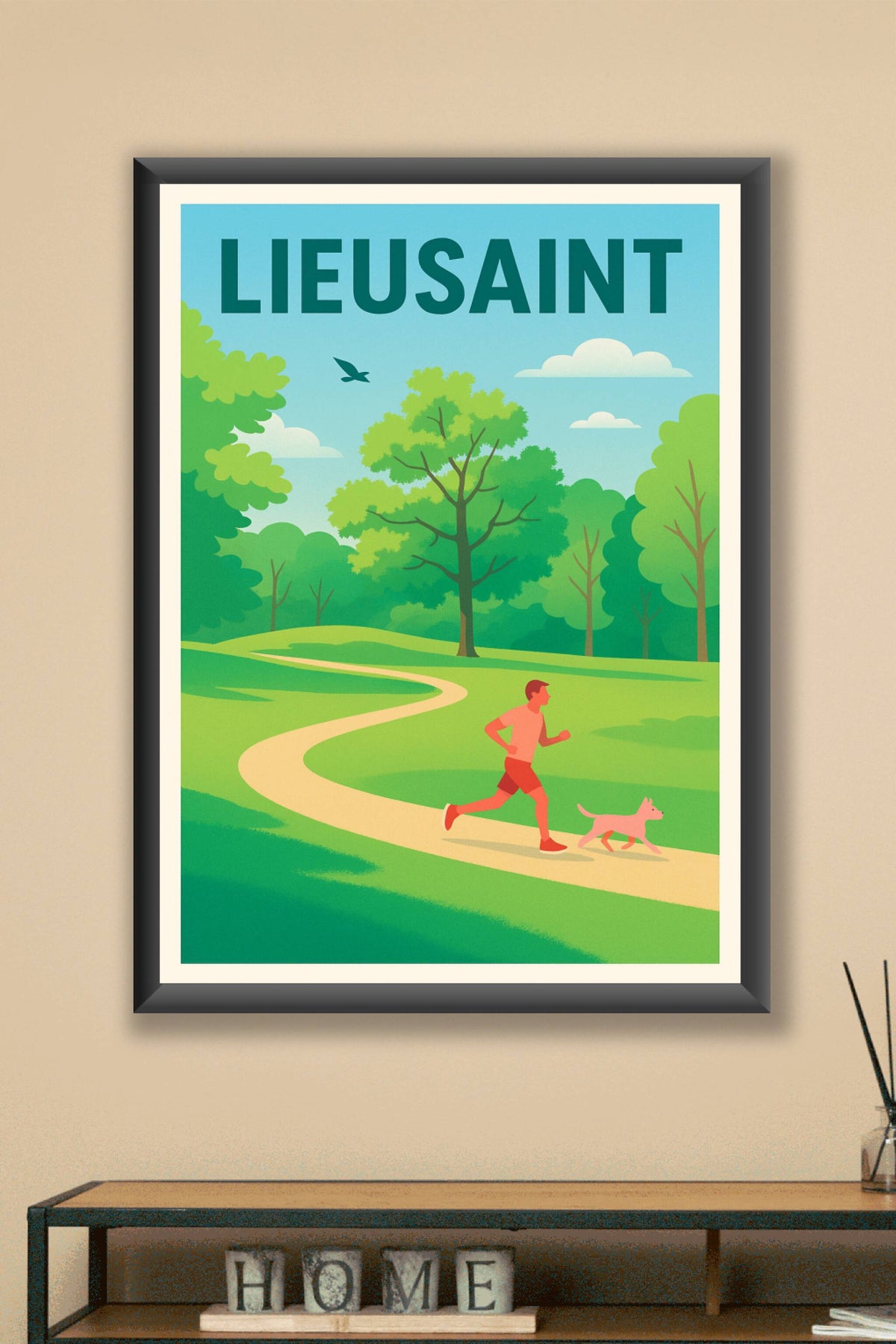 Affiche de Lieusaint - Nature et bien-être en plein air