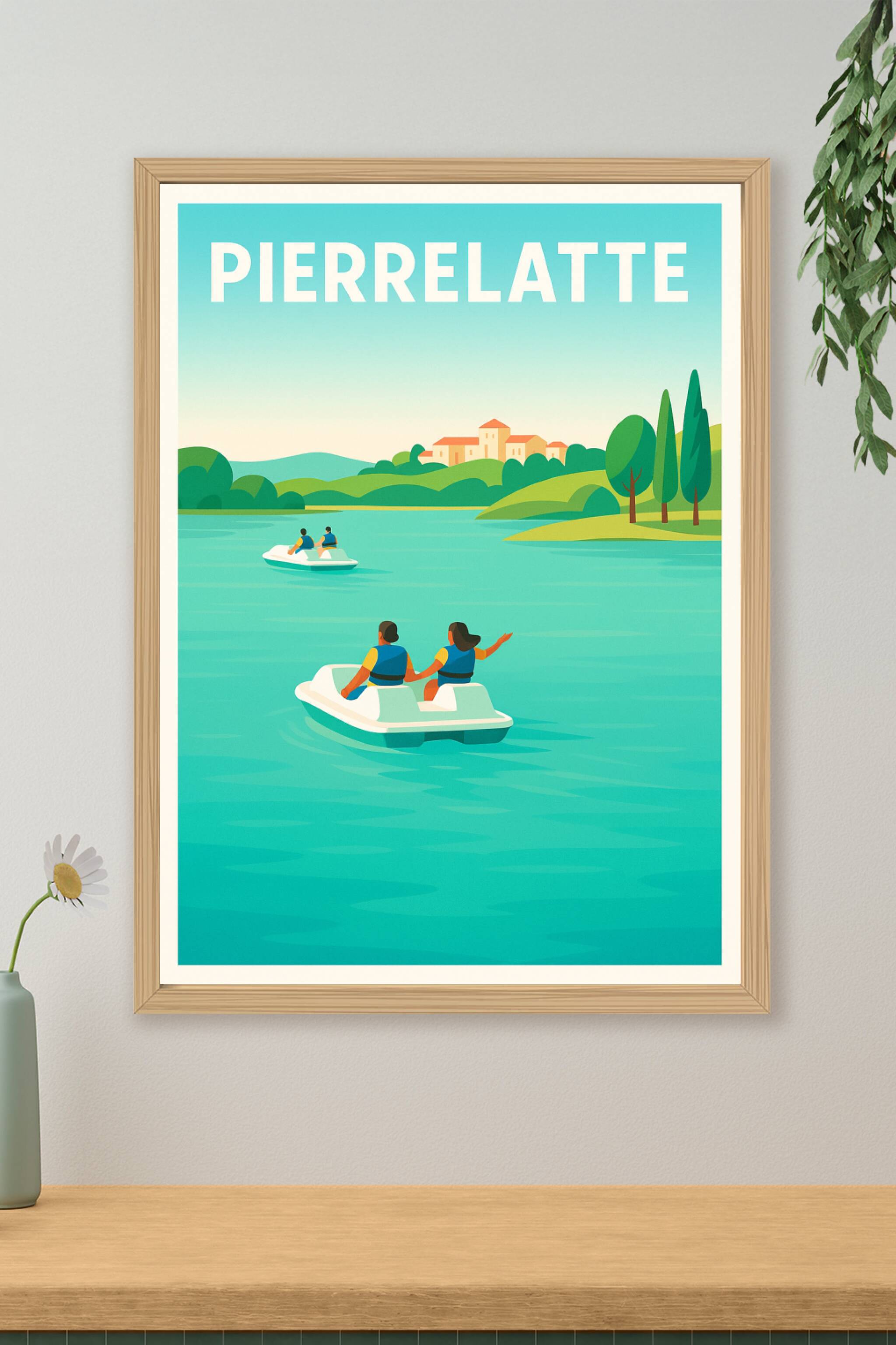 Affiche de Pierrelatte - Évasion et sérénité au fil de l'eau