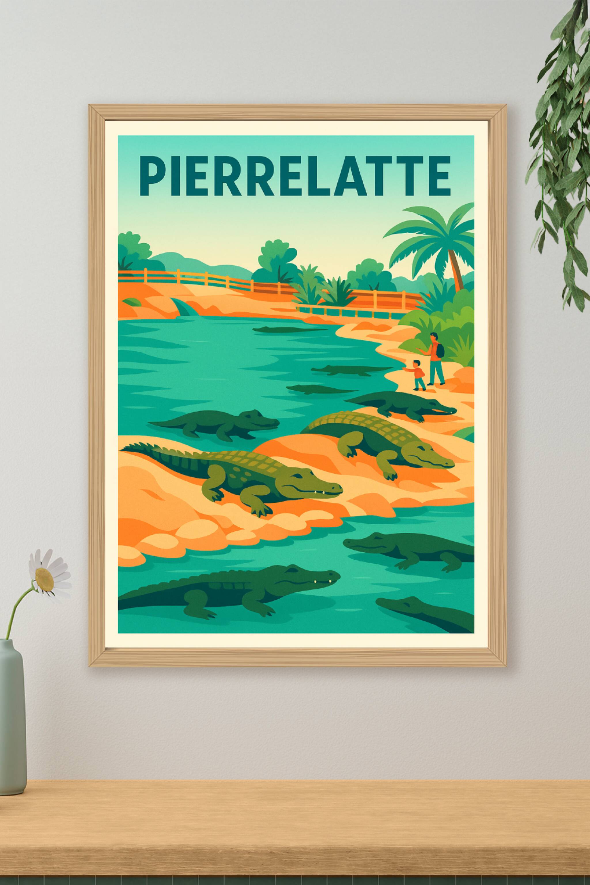 Affiche de Pierrelatte - Aventure au pays des crocodiles