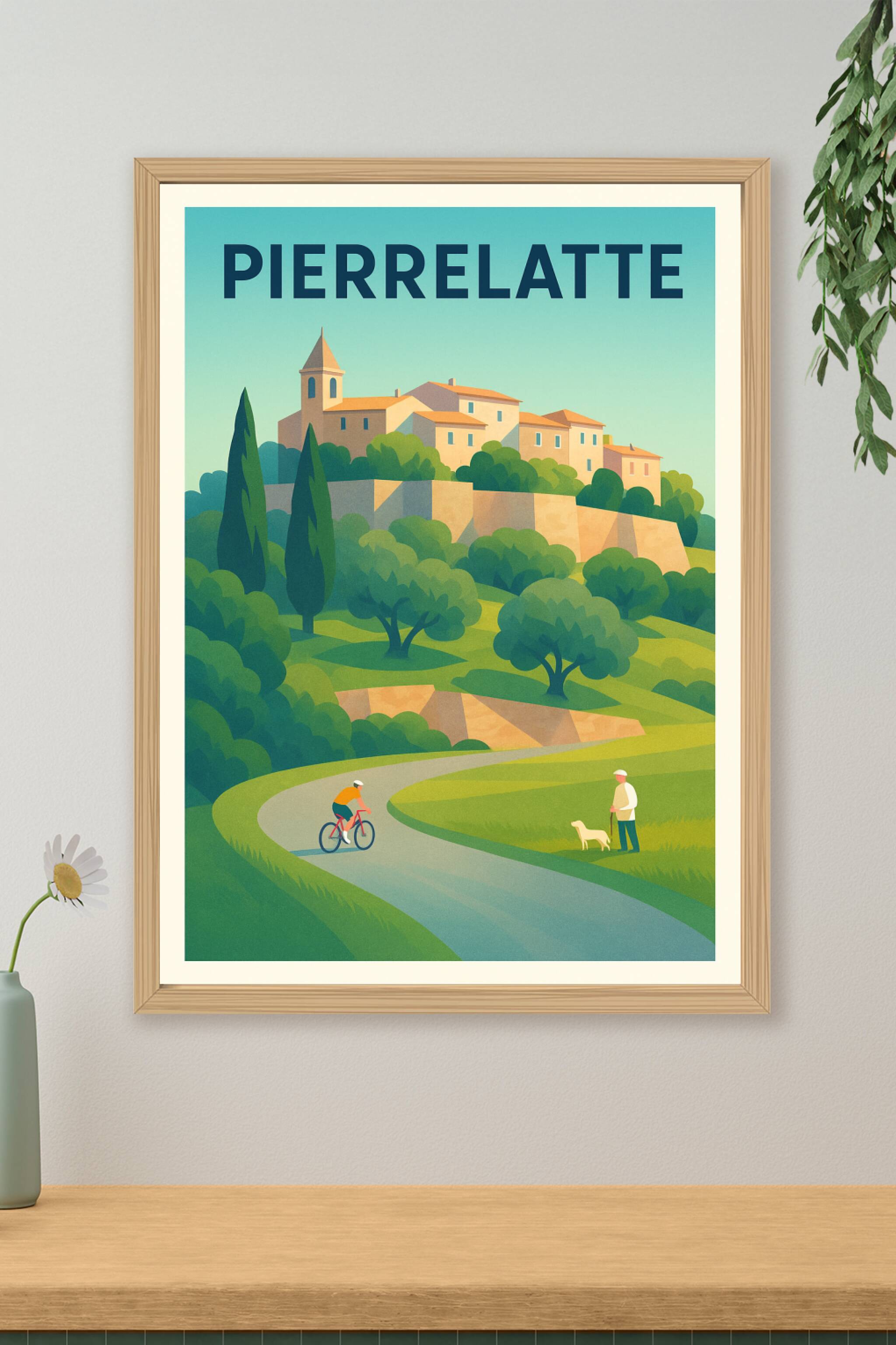 Affiche de Pierrelatte - Charme provençal au fil des sentiers
