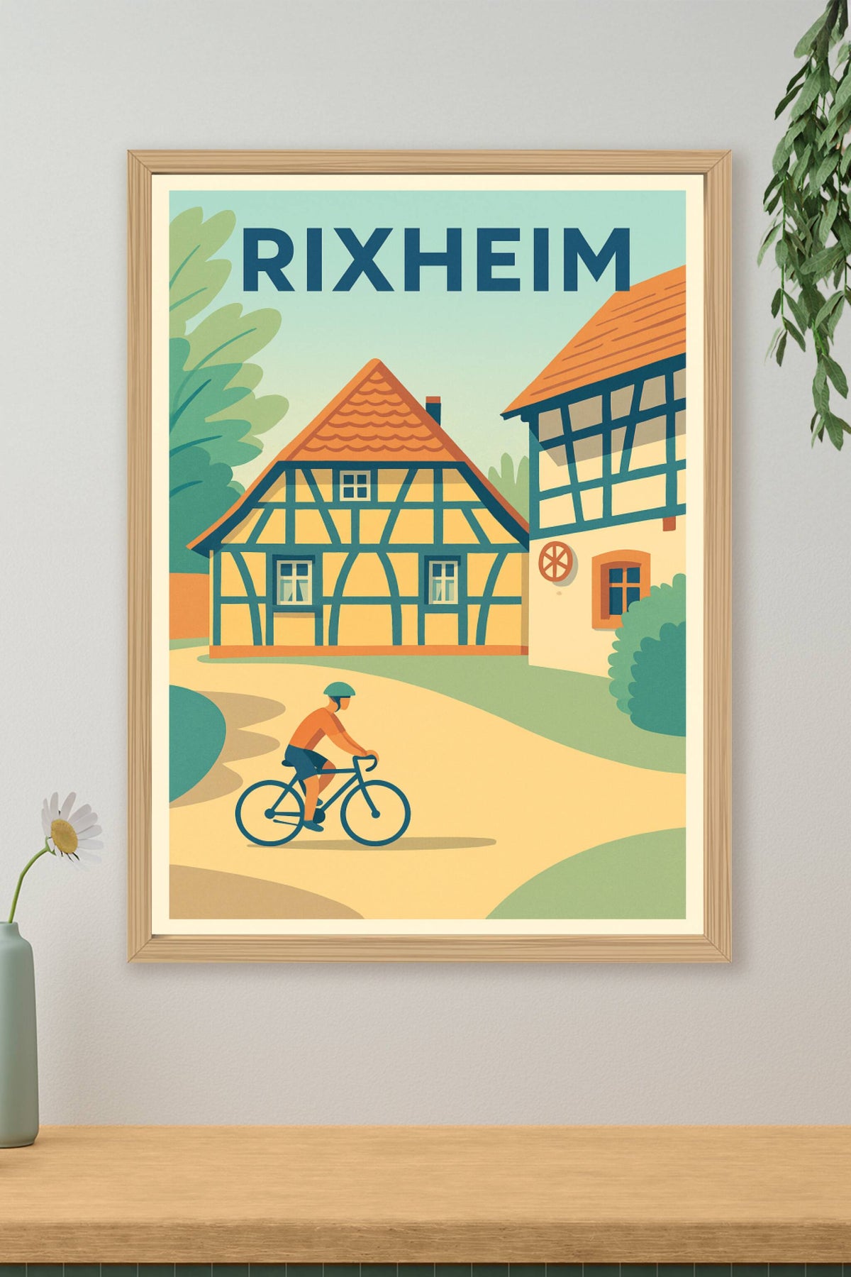 Affiche de Rixheim - Ambiance paisible et traditionnelle