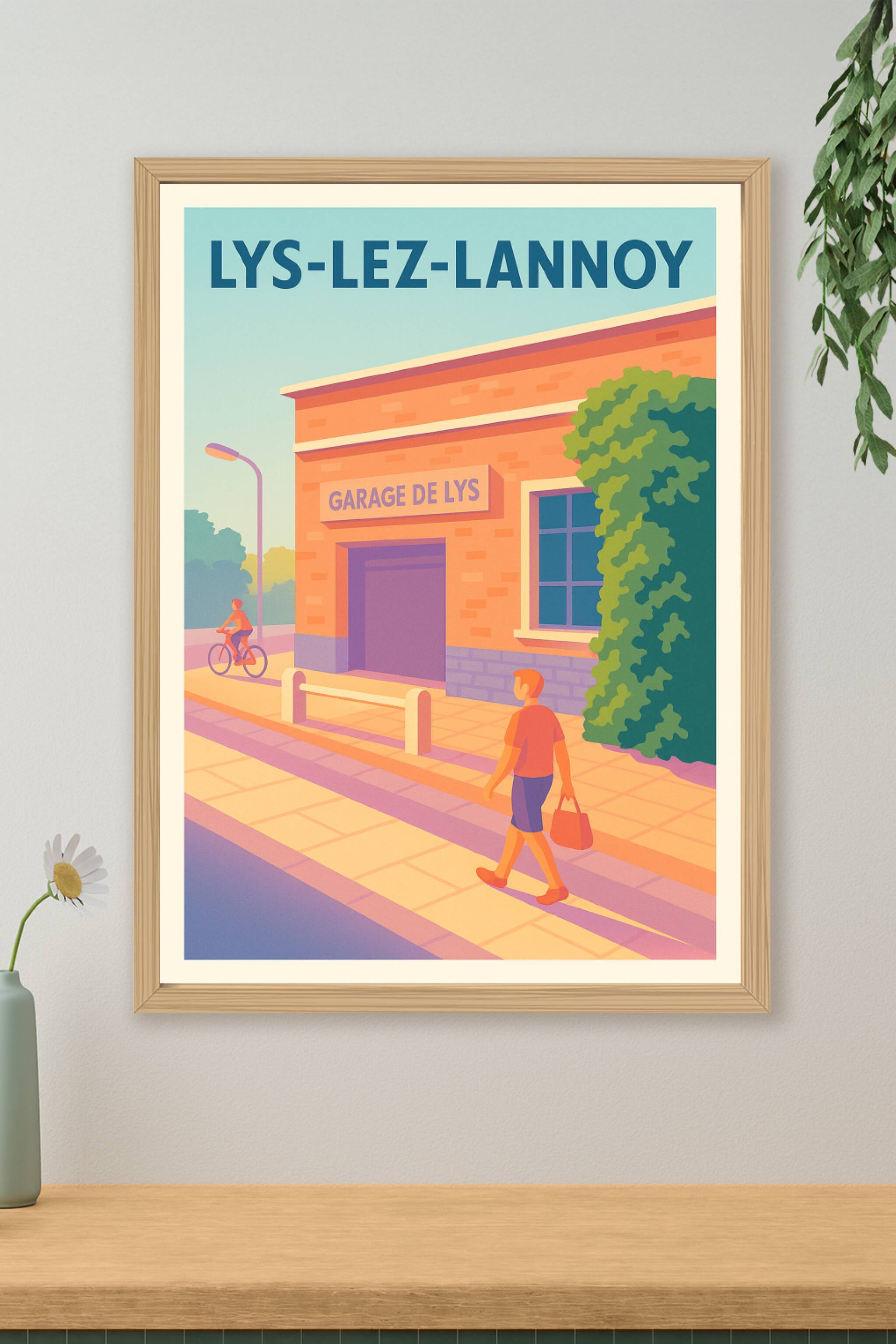 Affiche de Lys-lez-Lannoy - Balade ensoleillée au Garage de Lys
