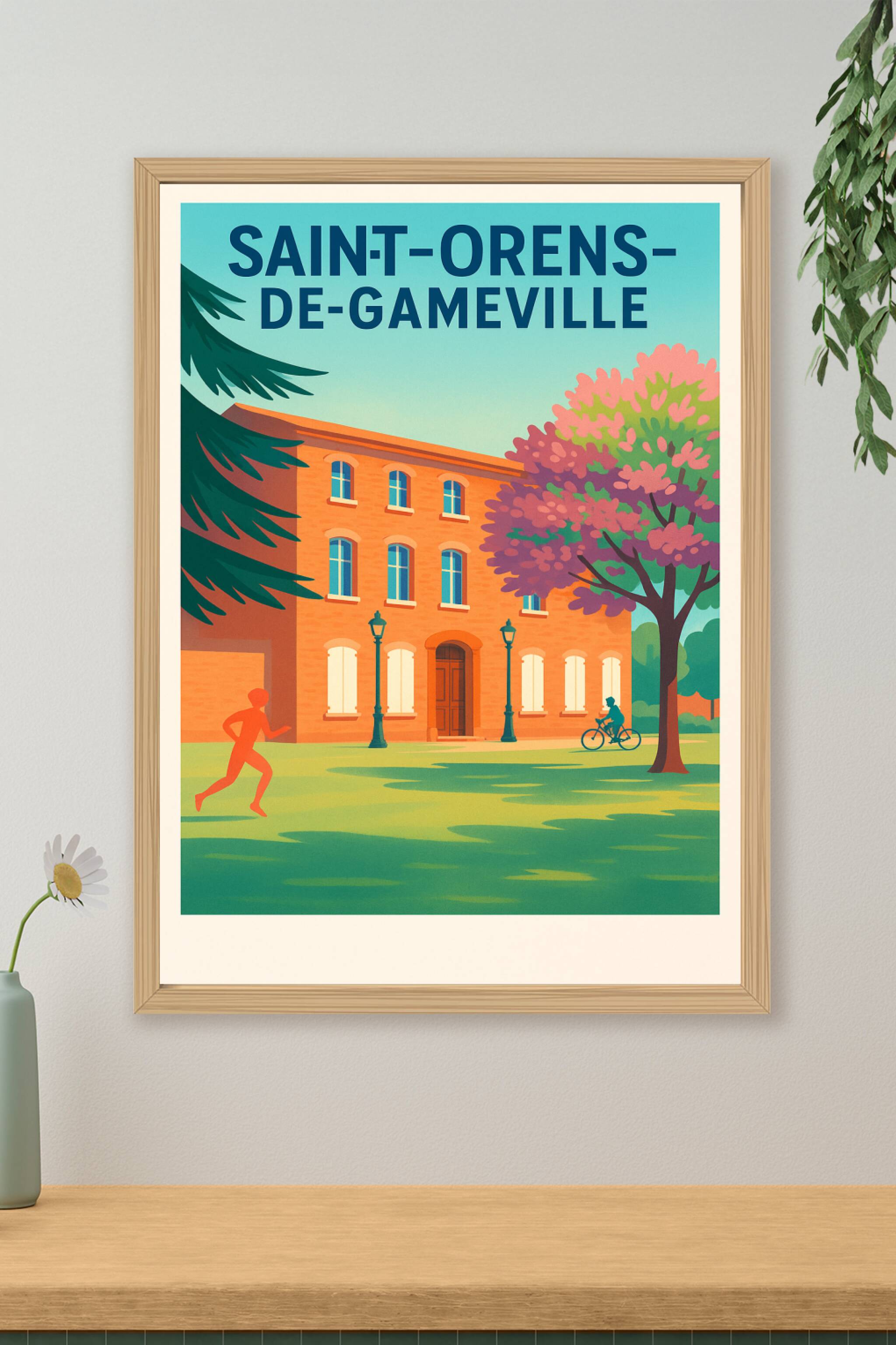 Affiche de Saint-Orens-de-Gameville - Charme et sérénité à chaque coin de rue