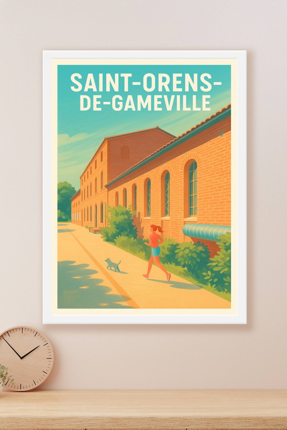 Affiche de Saint-Orens-de-Gameville - Promenade ensoleillée et charme local