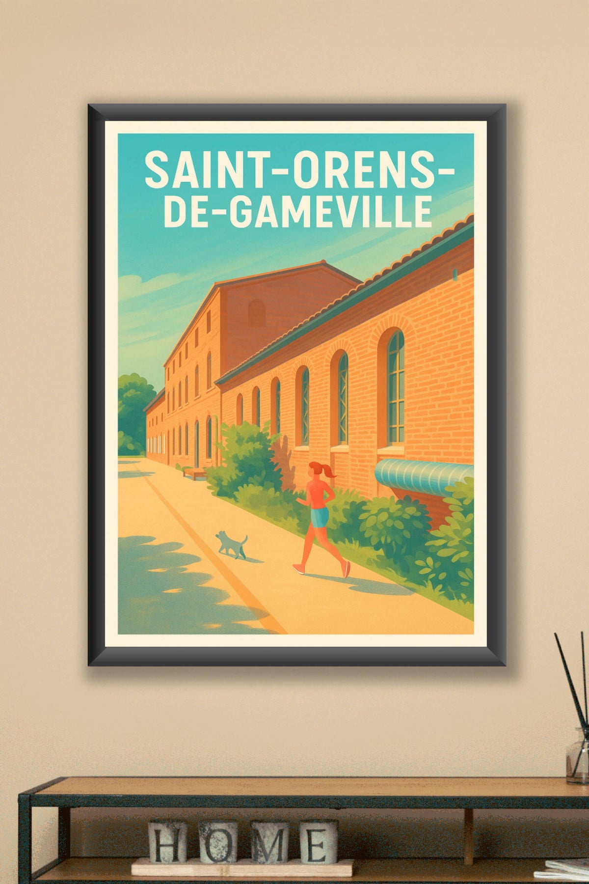 Affiche de Saint-Orens-de-Gameville - Promenade ensoleillée et charme local