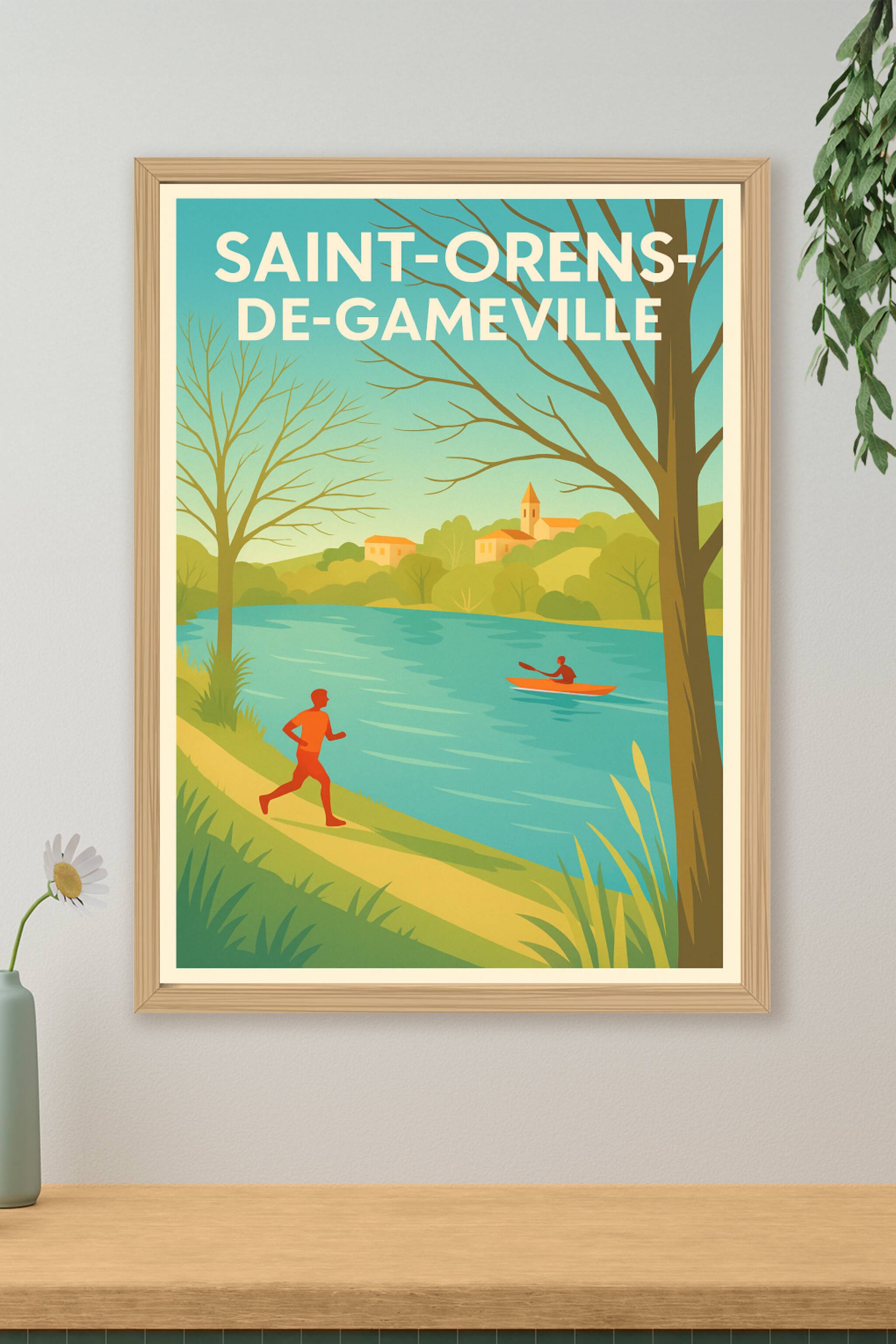 Affiche de Saint-Orens-de-Gameville - Évasion nature au fil de l'eau